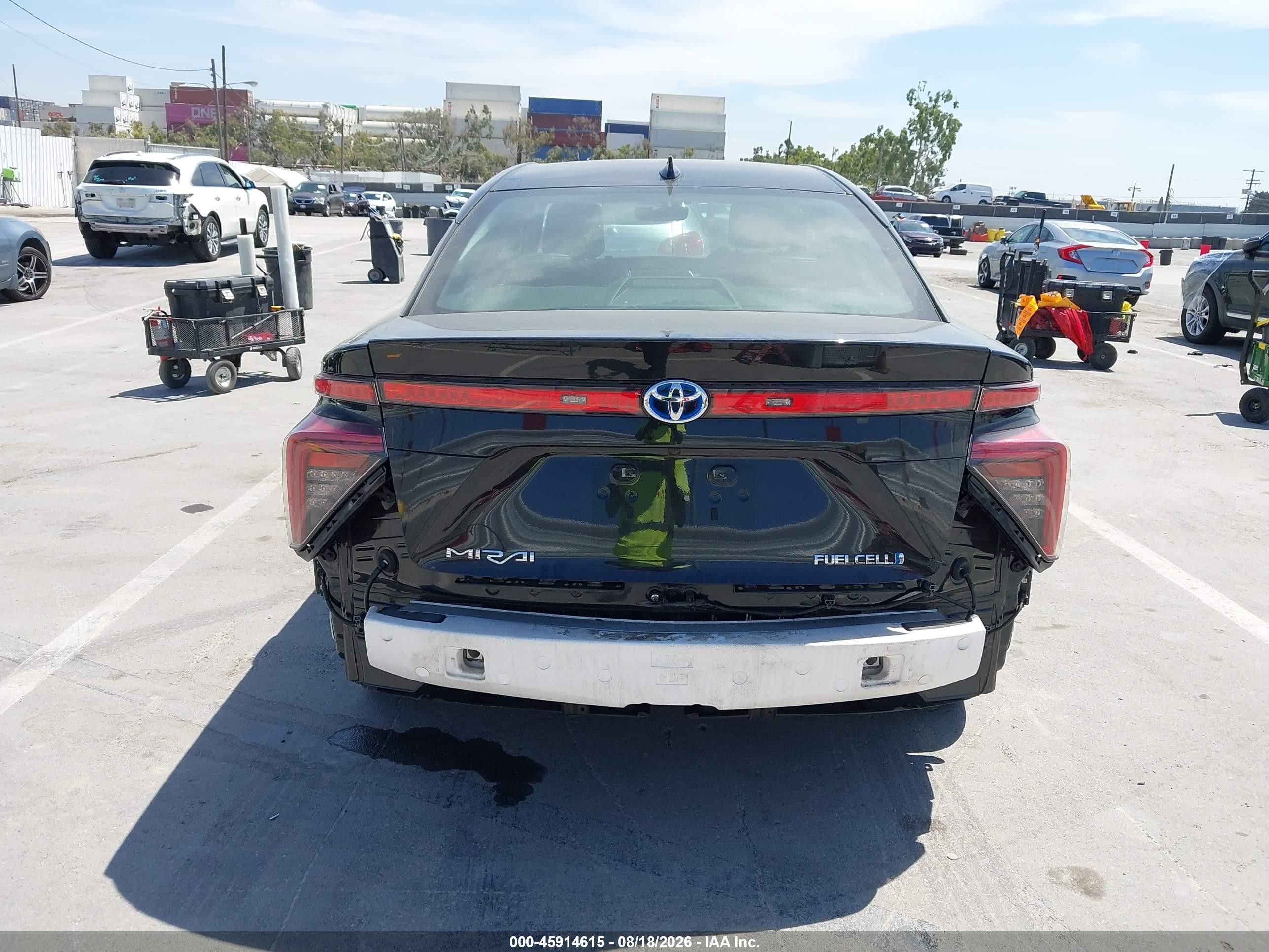 2018 Toyota Mirai   Black vin: JTDBVRBD3JA004957