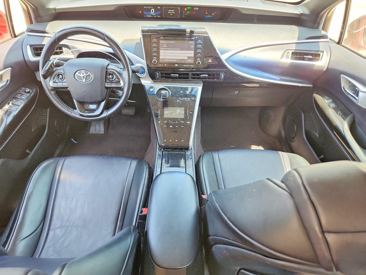 2019 Toyota Mirai Base Burgundy vin: JTDBVRBD5KA006470