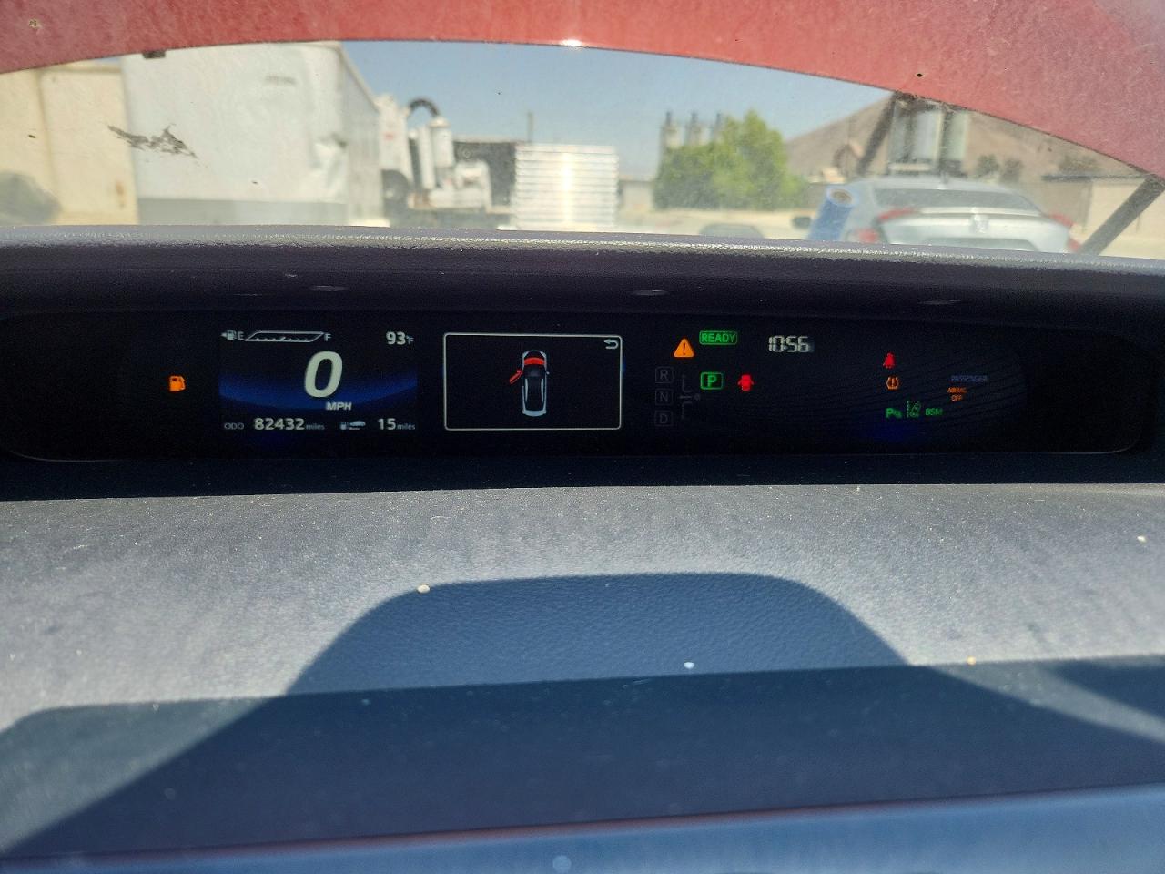 2019 Toyota Mirai Base Burgundy vin: JTDBVRBD5KA006470