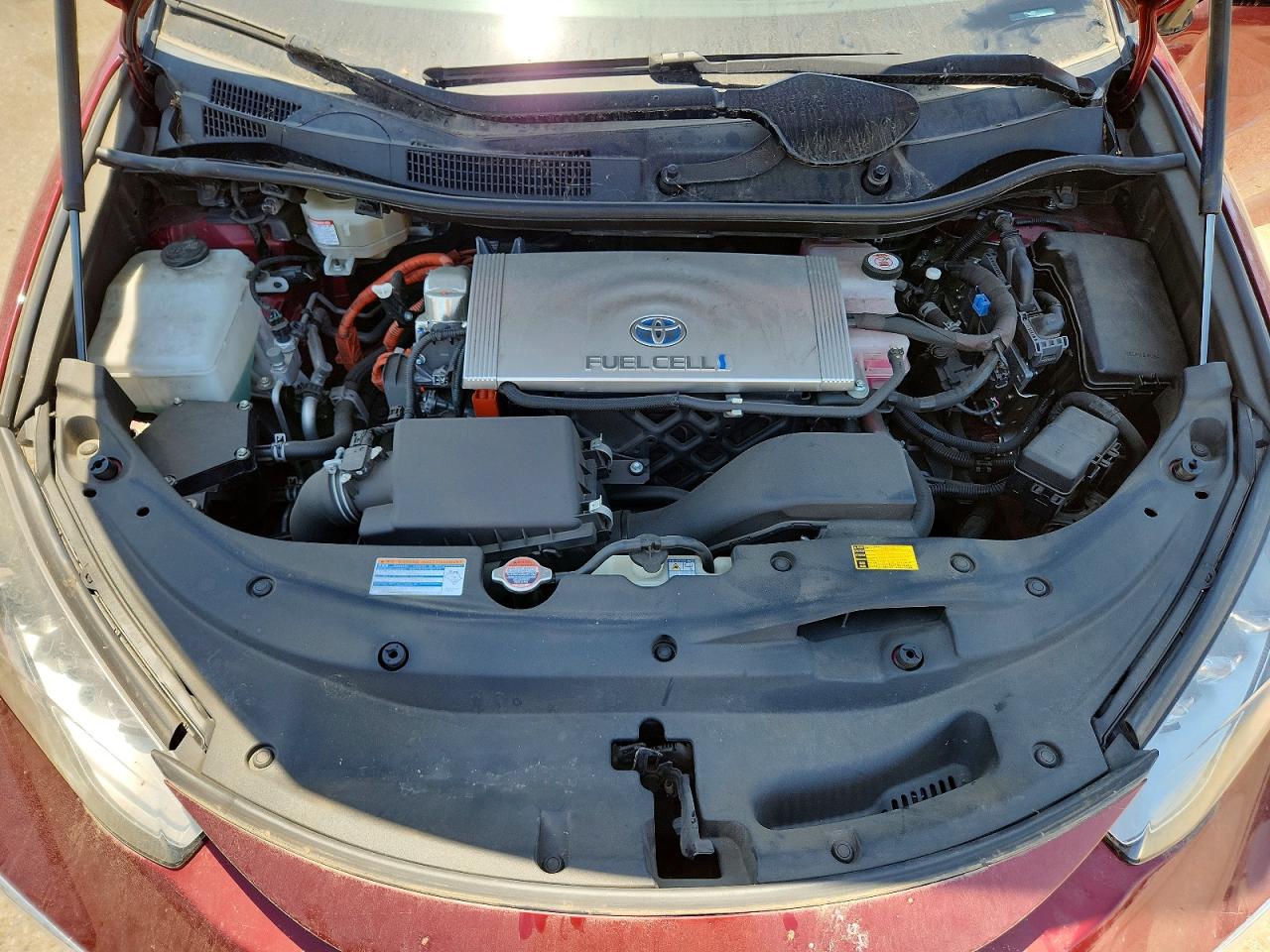 2019 Toyota Mirai Base Burgundy vin: JTDBVRBD5KA006470