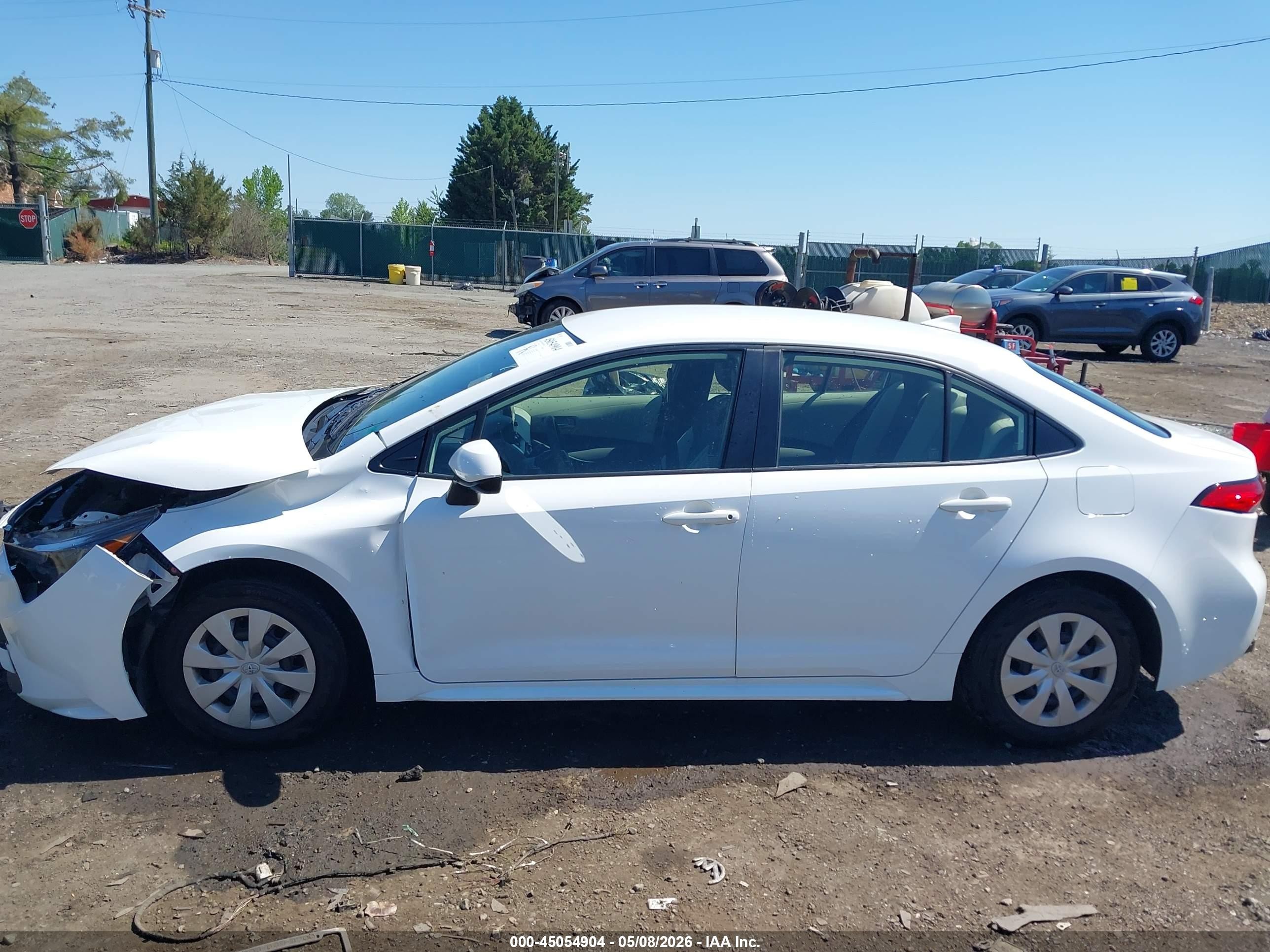 2020 Toyota Corolla L White vin: JTDDPRAE4LJ016535