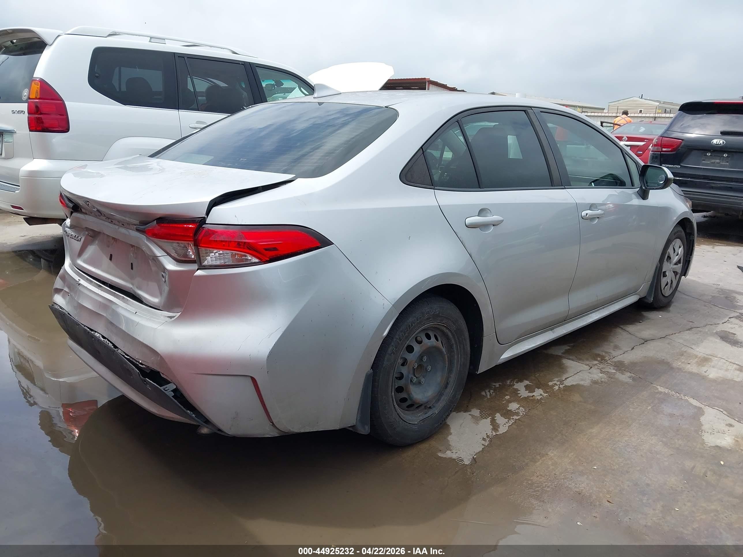 2020 Toyota Corolla L Silver vin: JTDDPRAE6LJ059077
