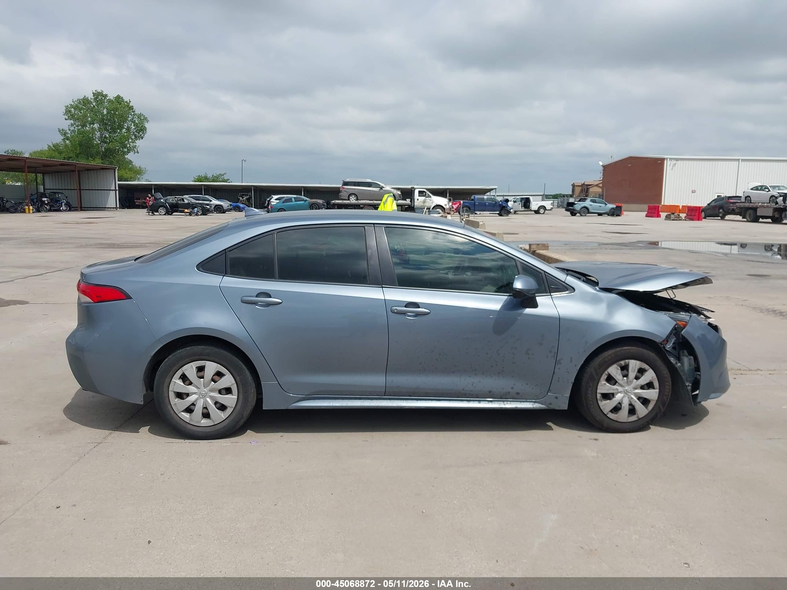 2020 Toyota Corolla L Blue vin: JTDDPRAE7LJ000667