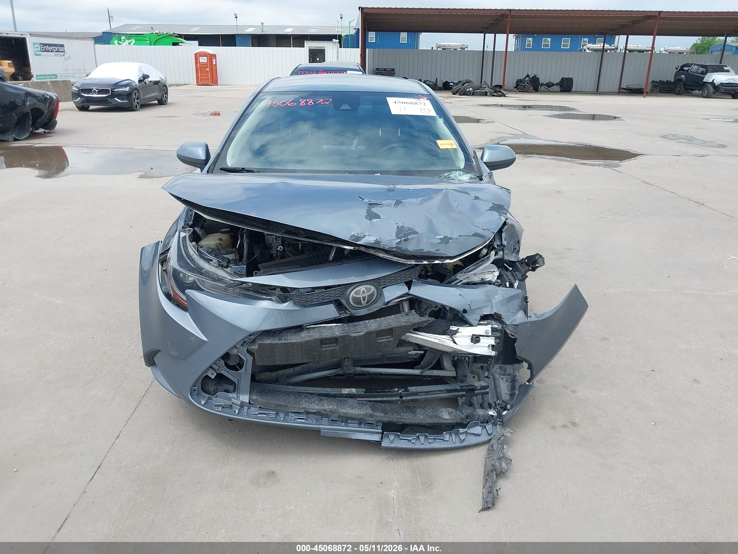 2020 Toyota Corolla L Blue vin: JTDDPRAE7LJ000667