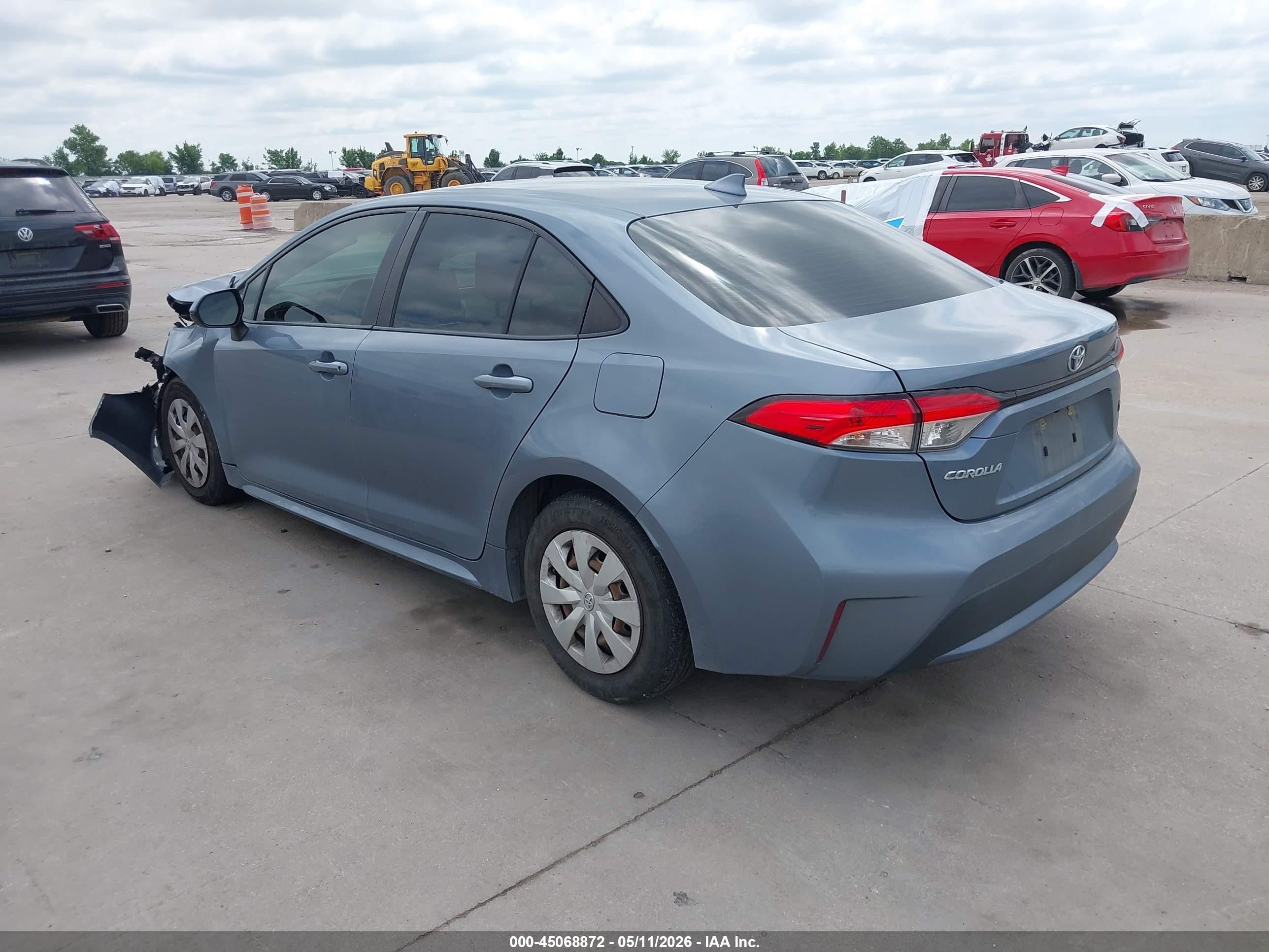2020 Toyota Corolla L Blue vin: JTDDPRAE7LJ000667