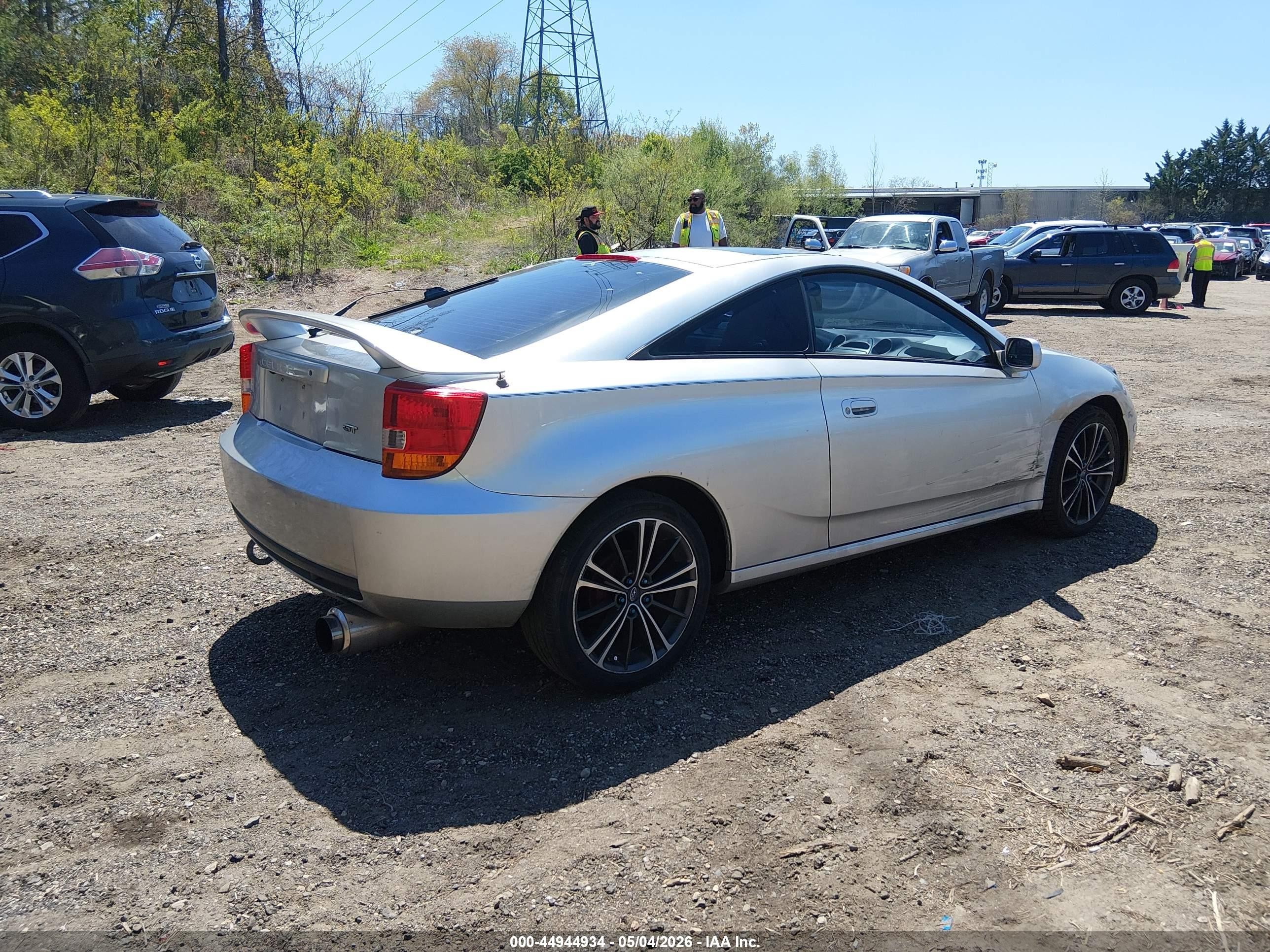 2001 Toyota Celica Gt Silver vin: JTDDR32T010080109