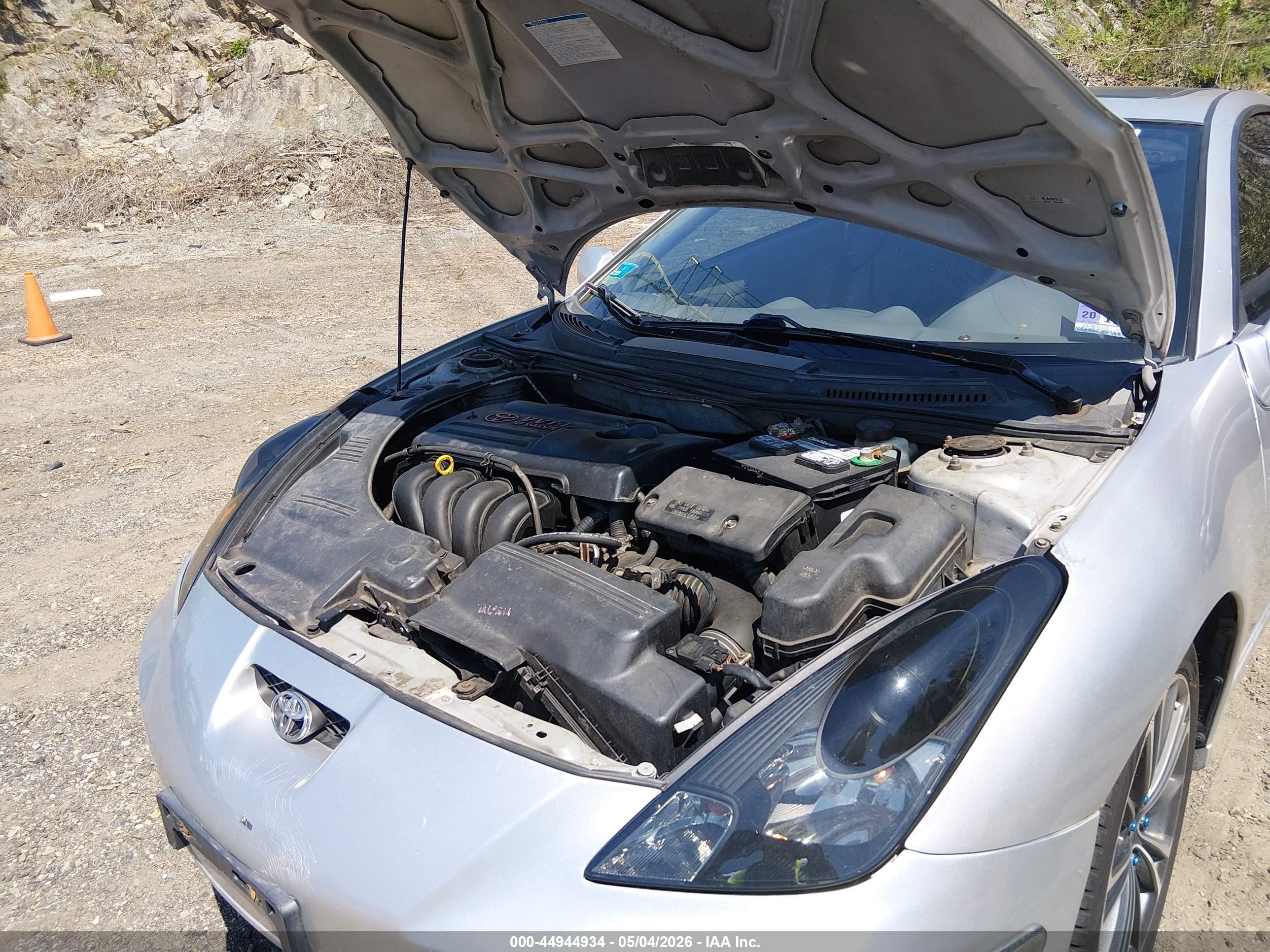 2001 Toyota Celica Gt Silver vin: JTDDR32T010080109