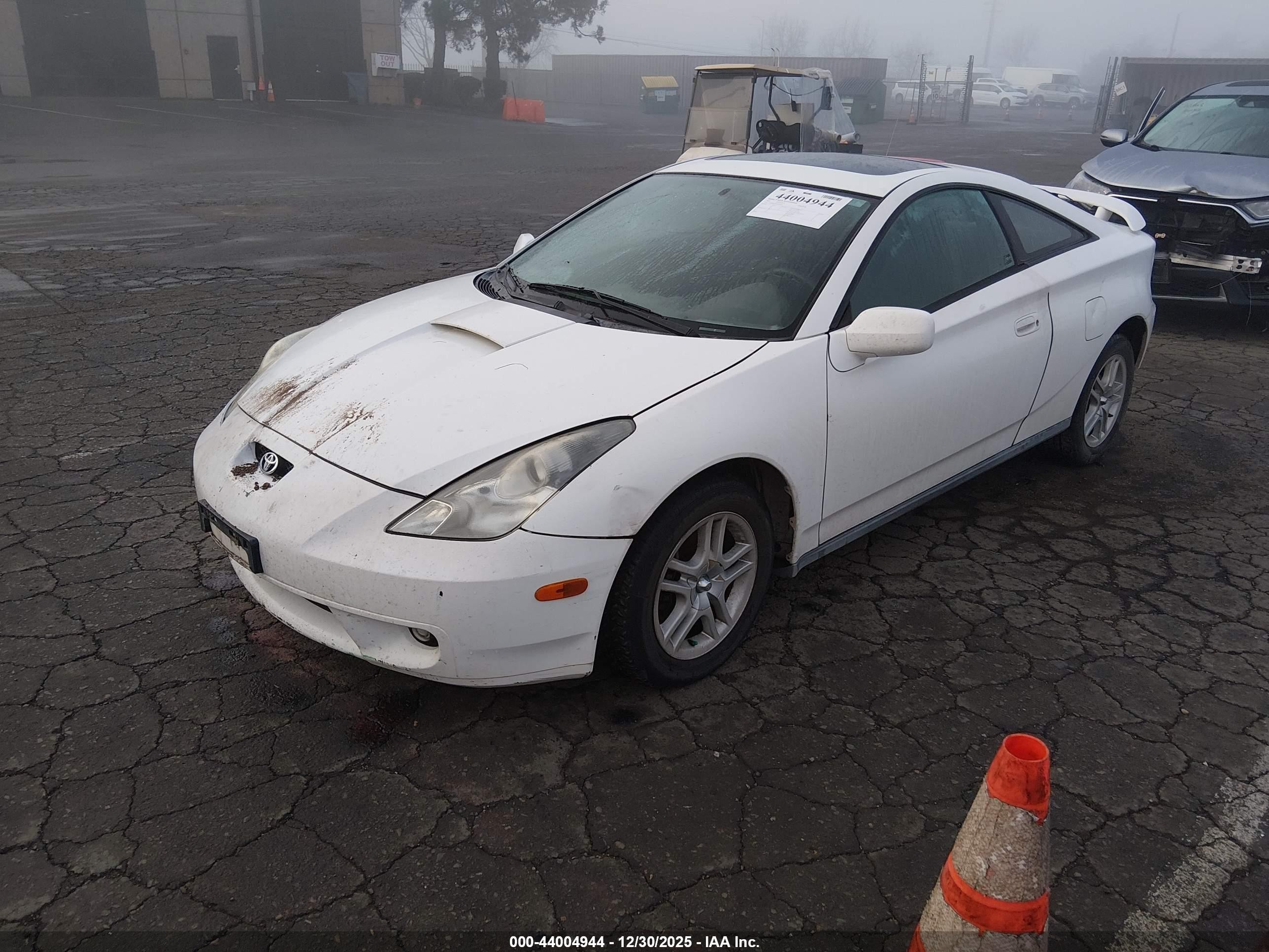 2001 Toyota Celica Gt White vin: JTDDR32T010091434