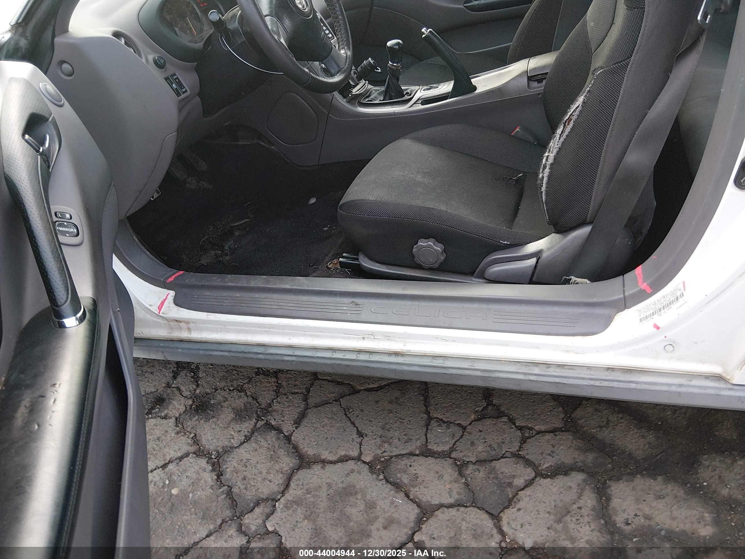 2001 Toyota Celica Gt White vin: JTDDR32T010091434