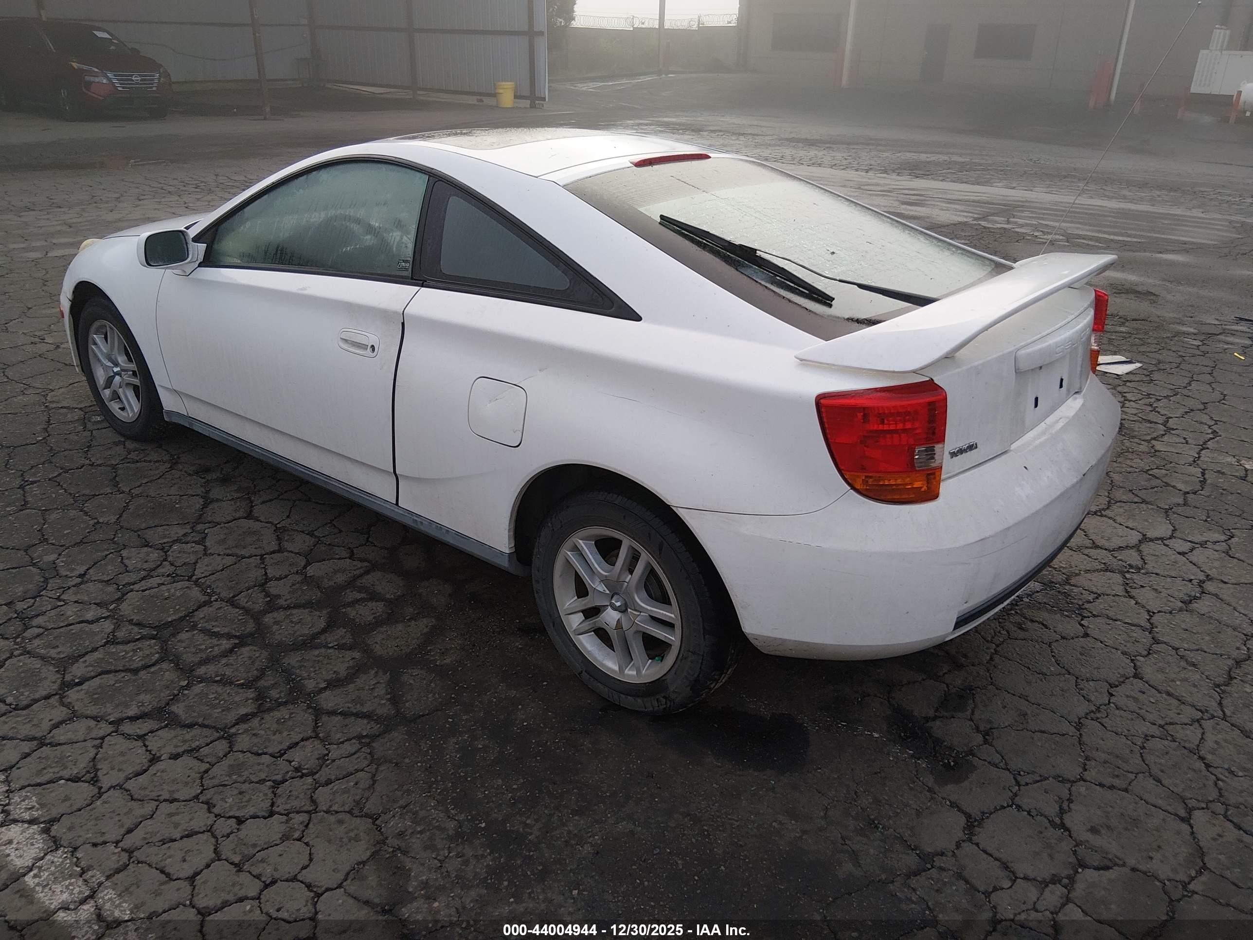 2001 Toyota Celica Gt White vin: JTDDR32T010091434