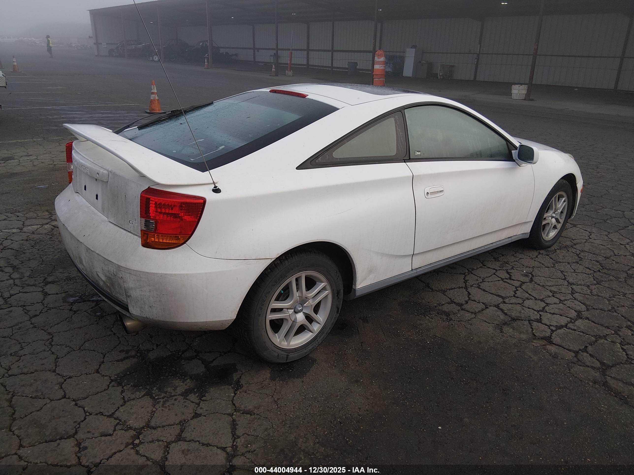 2001 Toyota Celica Gt White vin: JTDDR32T010091434