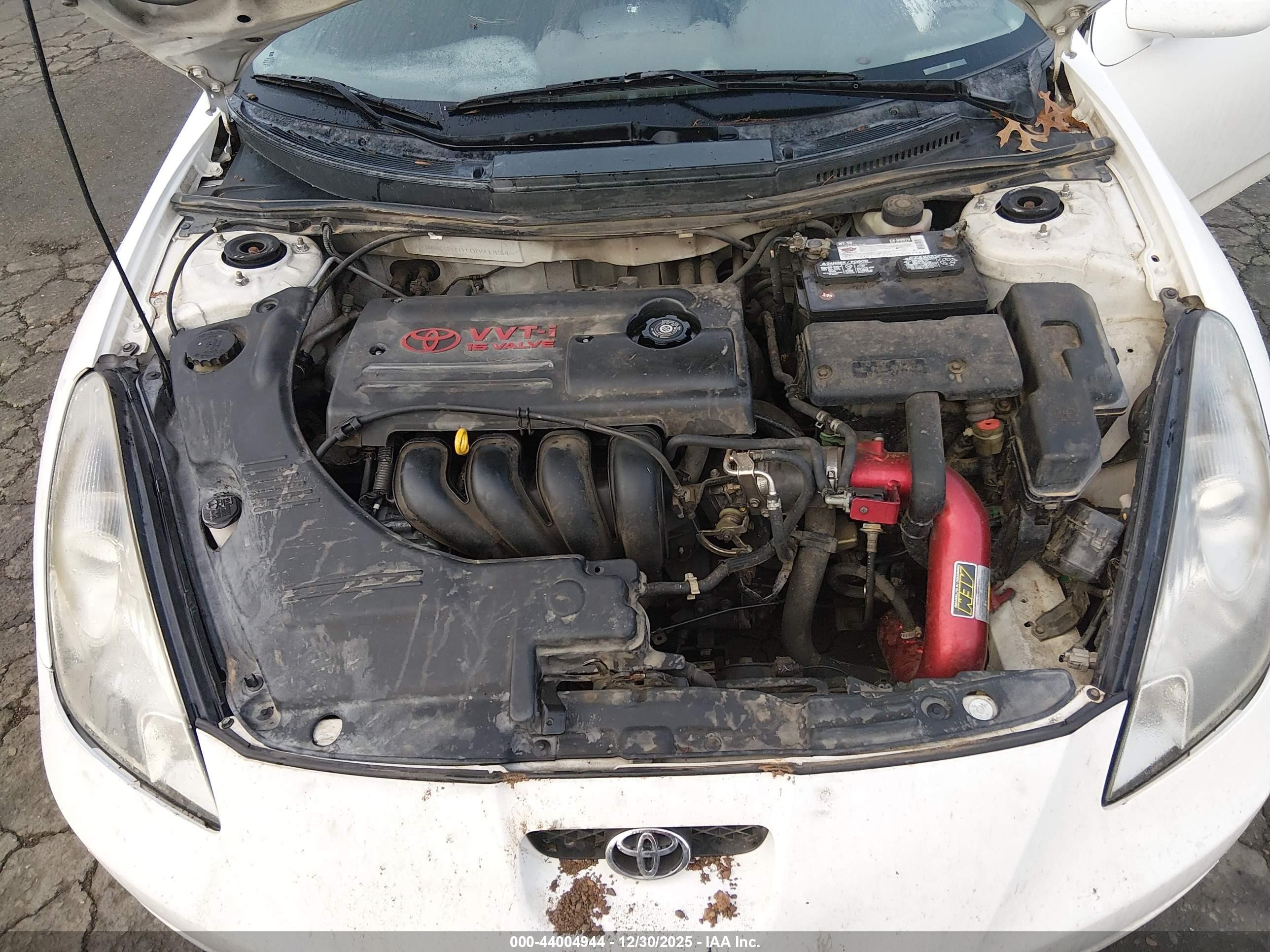 2001 Toyota Celica Gt White vin: JTDDR32T010091434