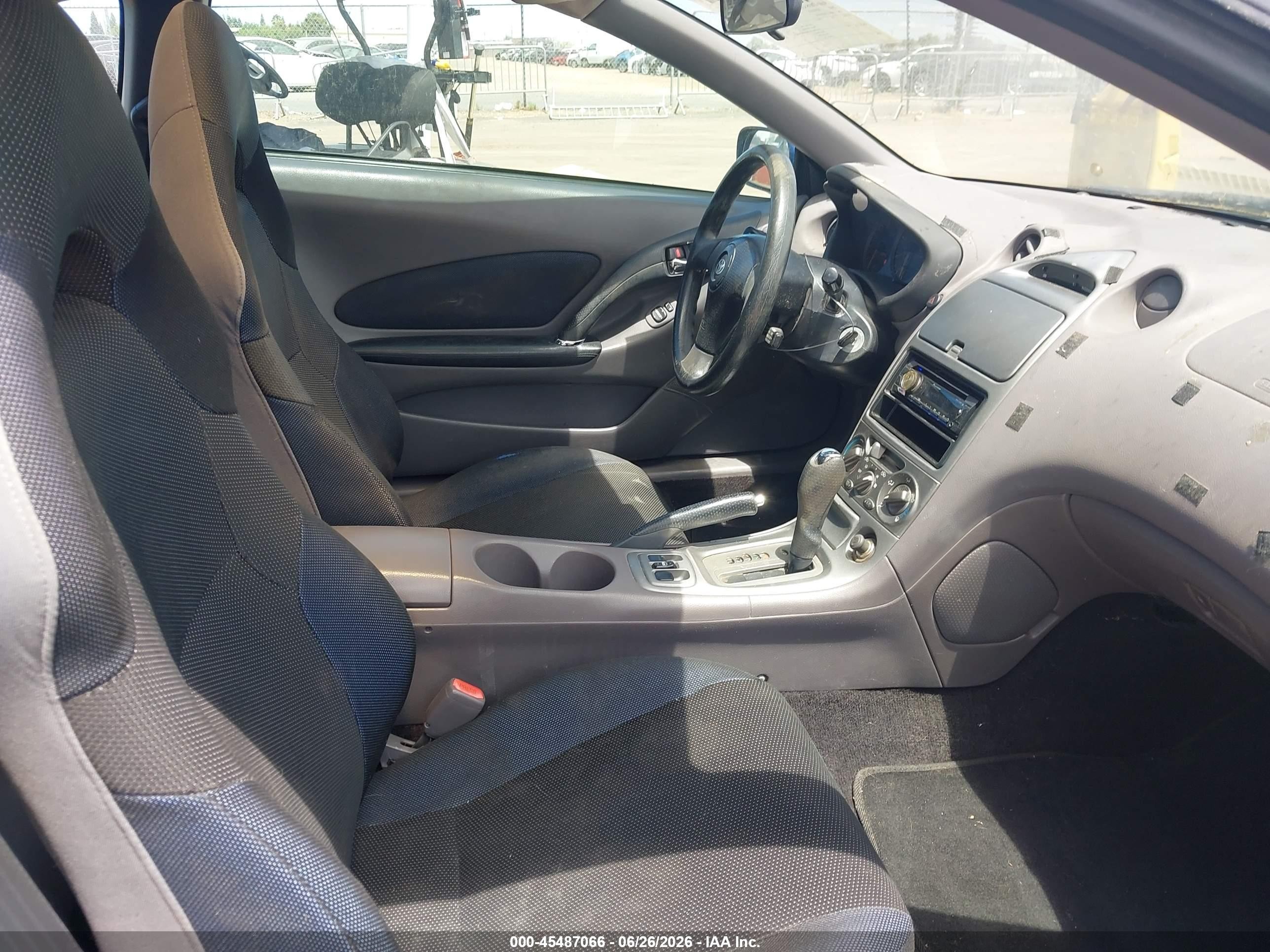 2001 Toyota Celica Gt Dark Blue vin: JTDDR32T010094060