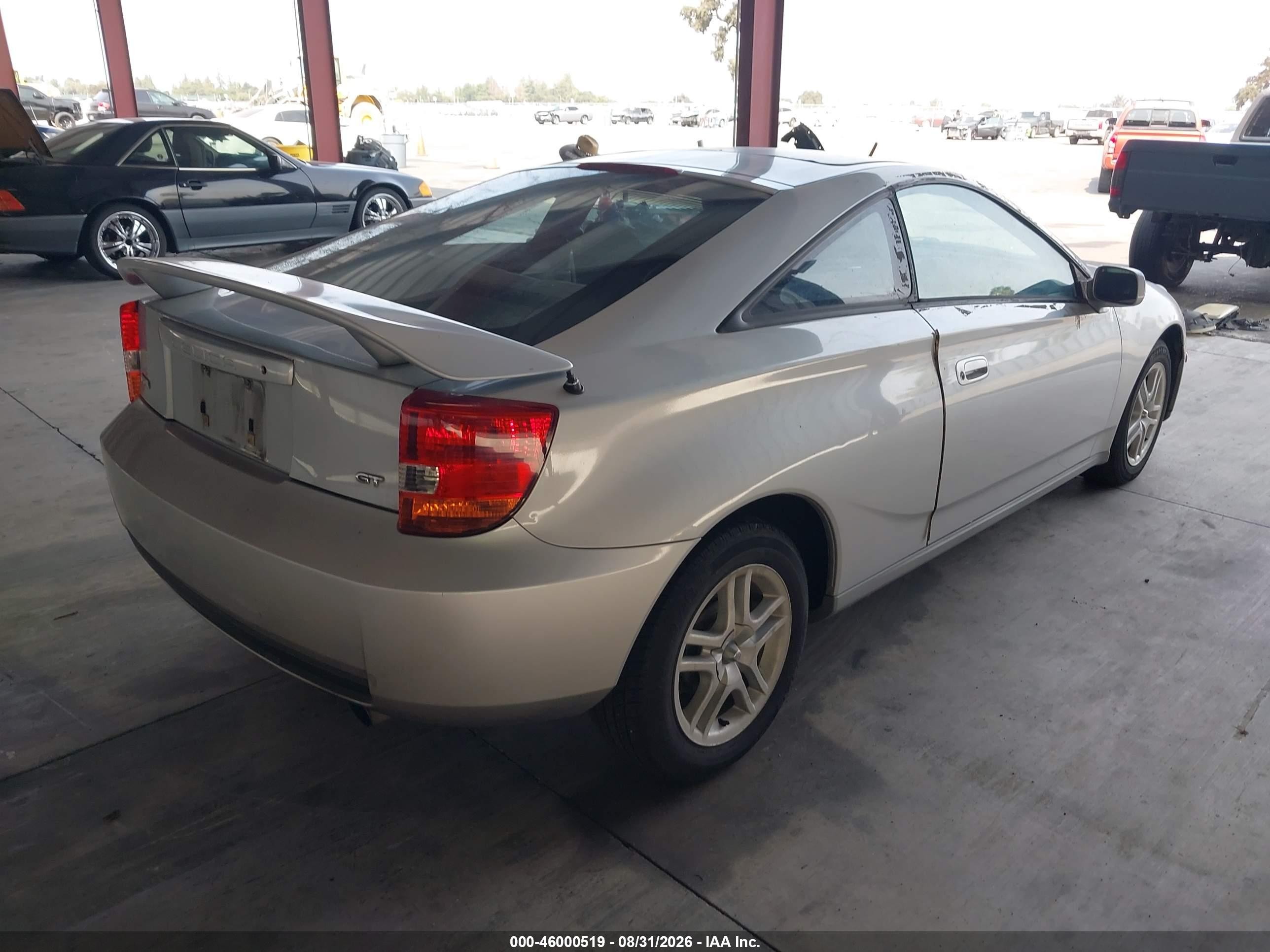2001 Toyota Celica Gt Silver vin: JTDDR32T010100875