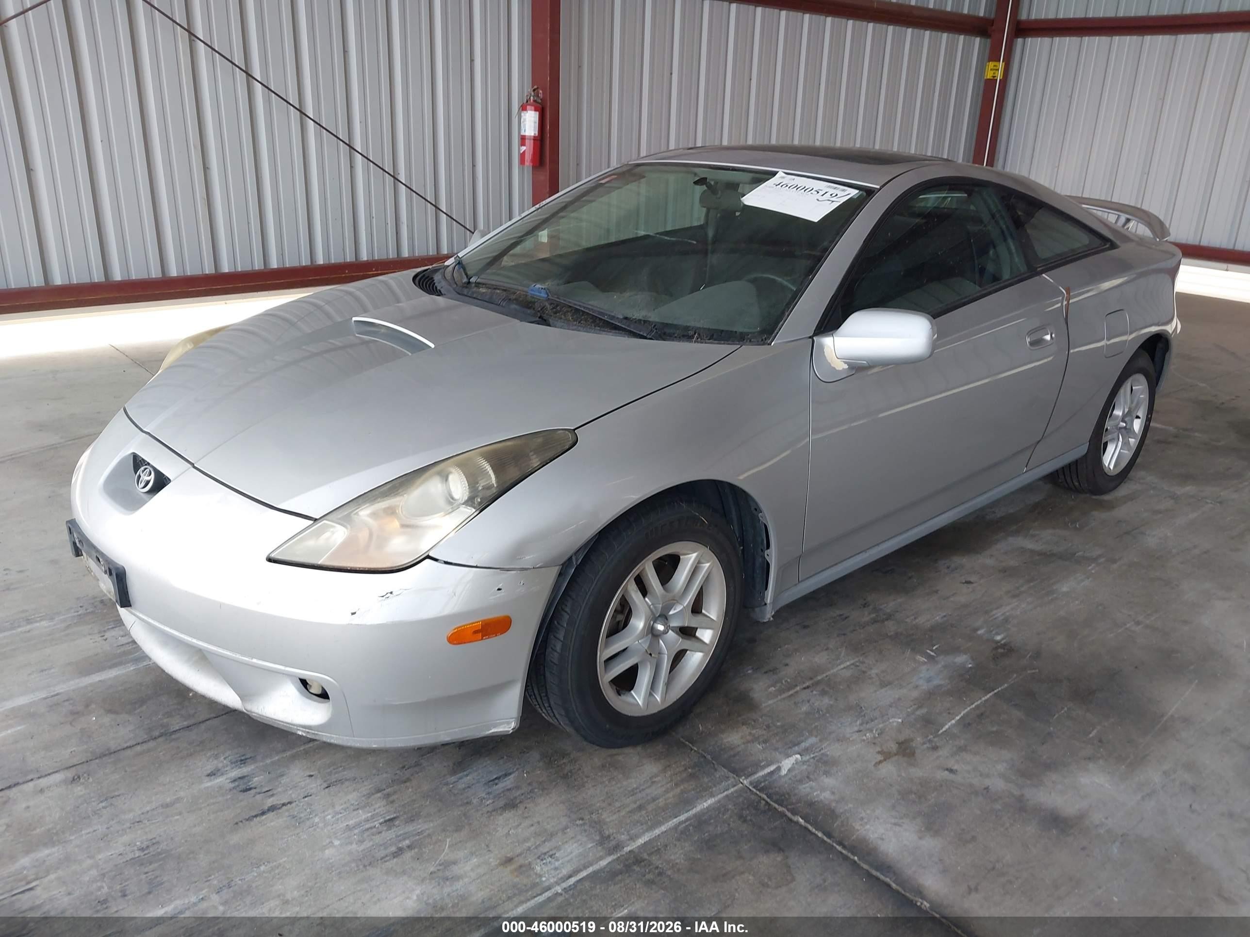 2001 Toyota Celica Gt Silver vin: JTDDR32T010100875