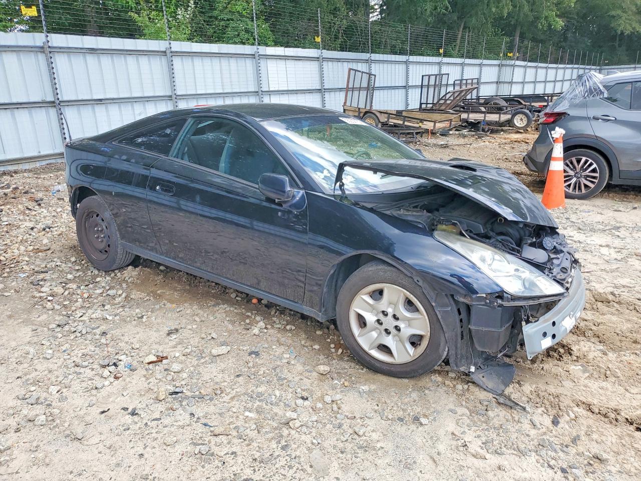 2001 Toyota Celica Gt Black vin: JTDDR32T010106630