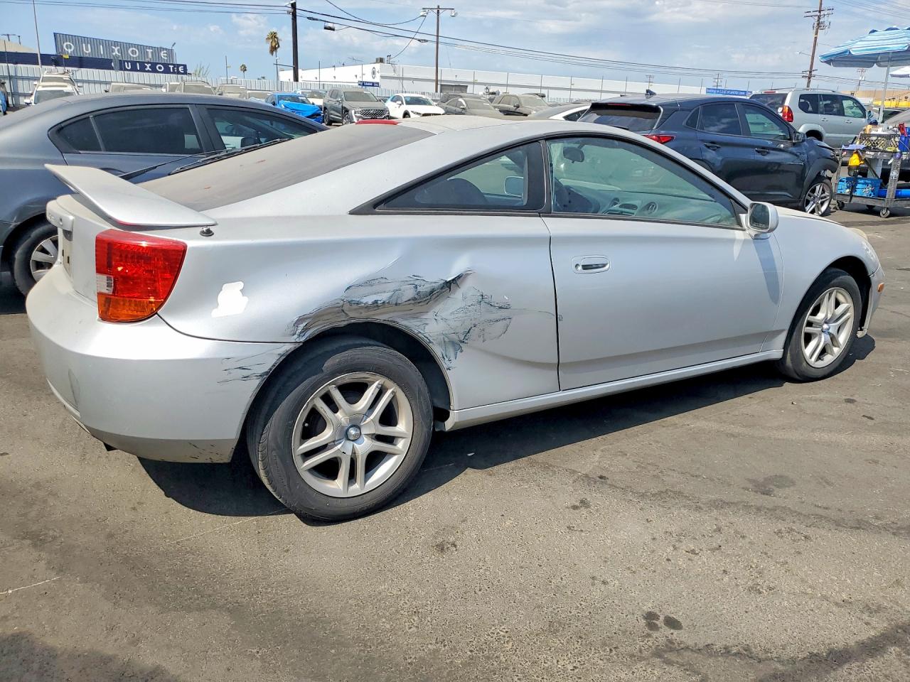 2001 Toyota Celica Gt Silver vin: JTDDR32T010108894
