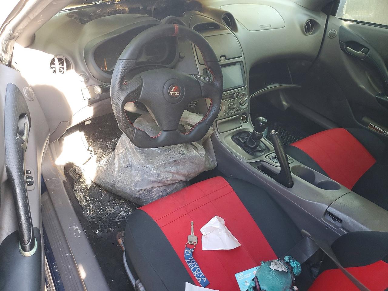 2001 Toyota Celica Gt Синий vin: JTDDR32T010110452