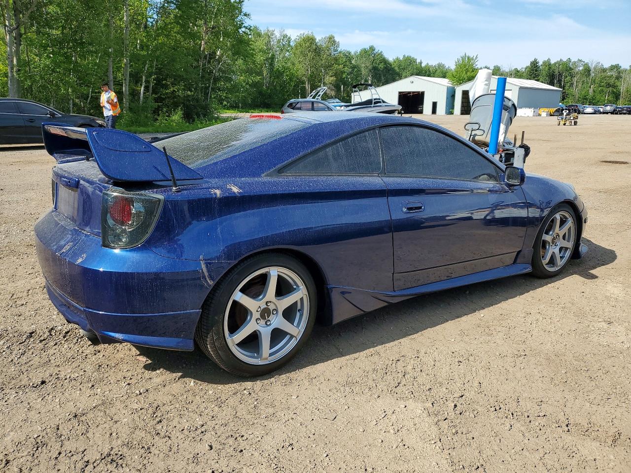 2001 Toyota Celica Gt Синий vin: JTDDR32T010110452