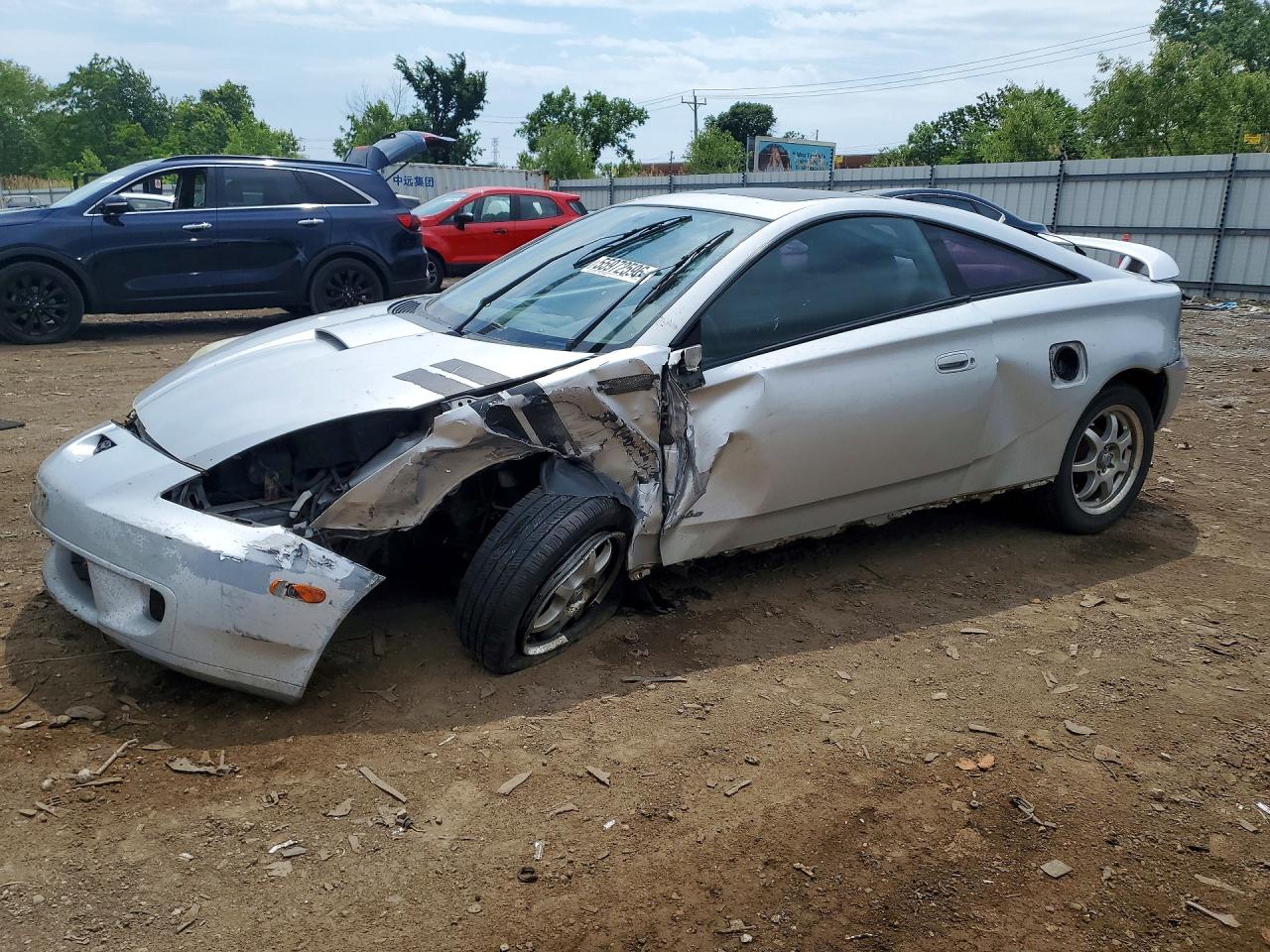 2002 Toyota Celica Gt Silver vin: JTDDR32T020129021