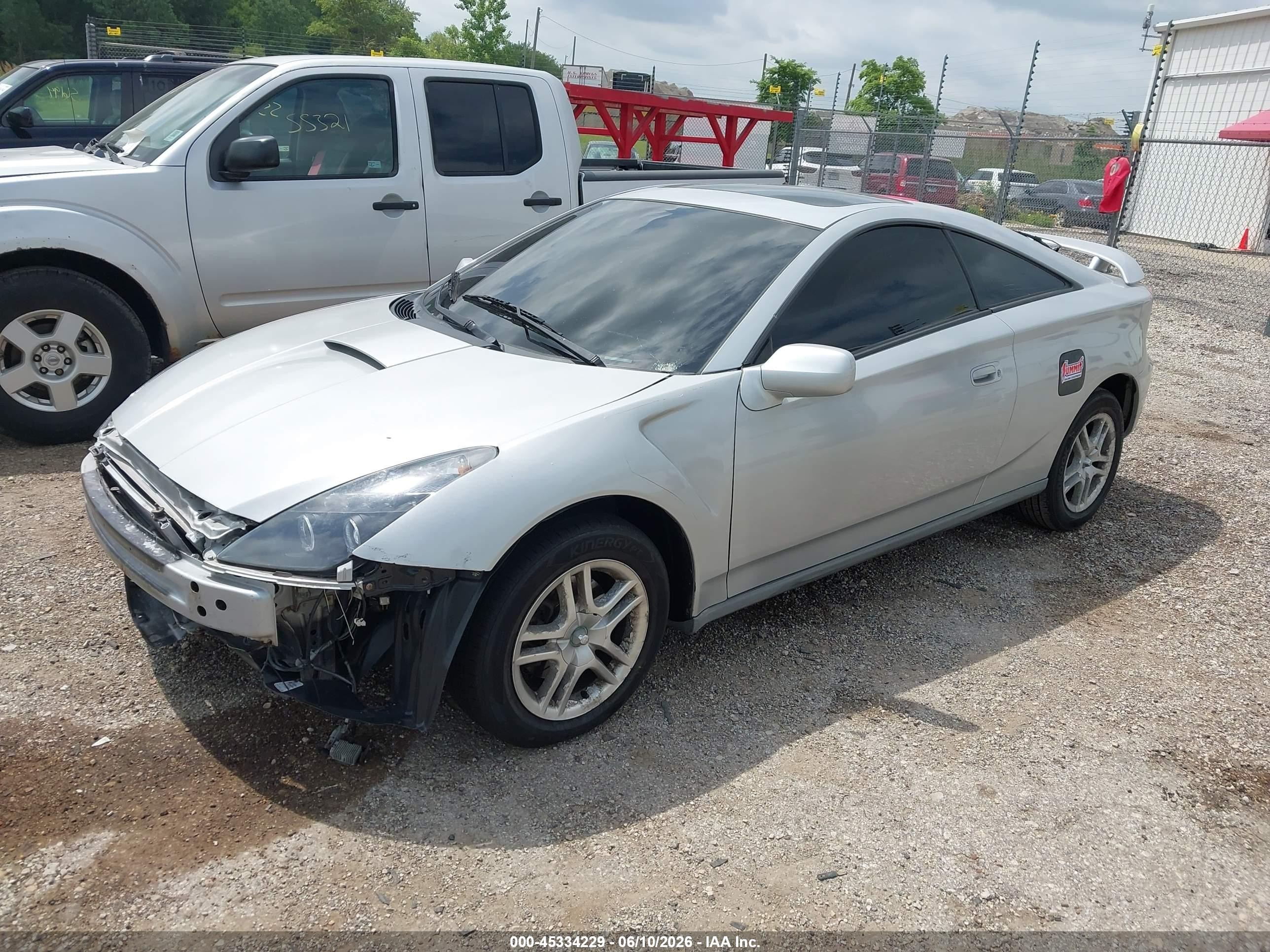 2004 Toyota Celica Gt Silver vin: JTDDR32T040170820