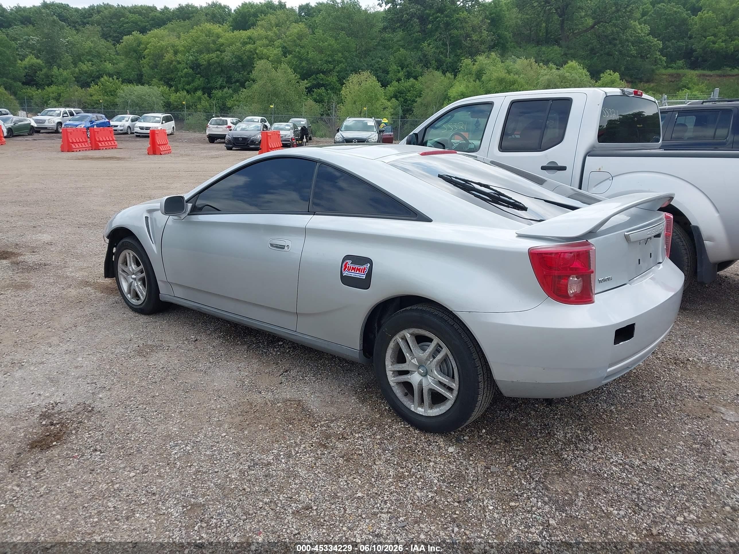 2004 Toyota Celica Gt Silver vin: JTDDR32T040170820