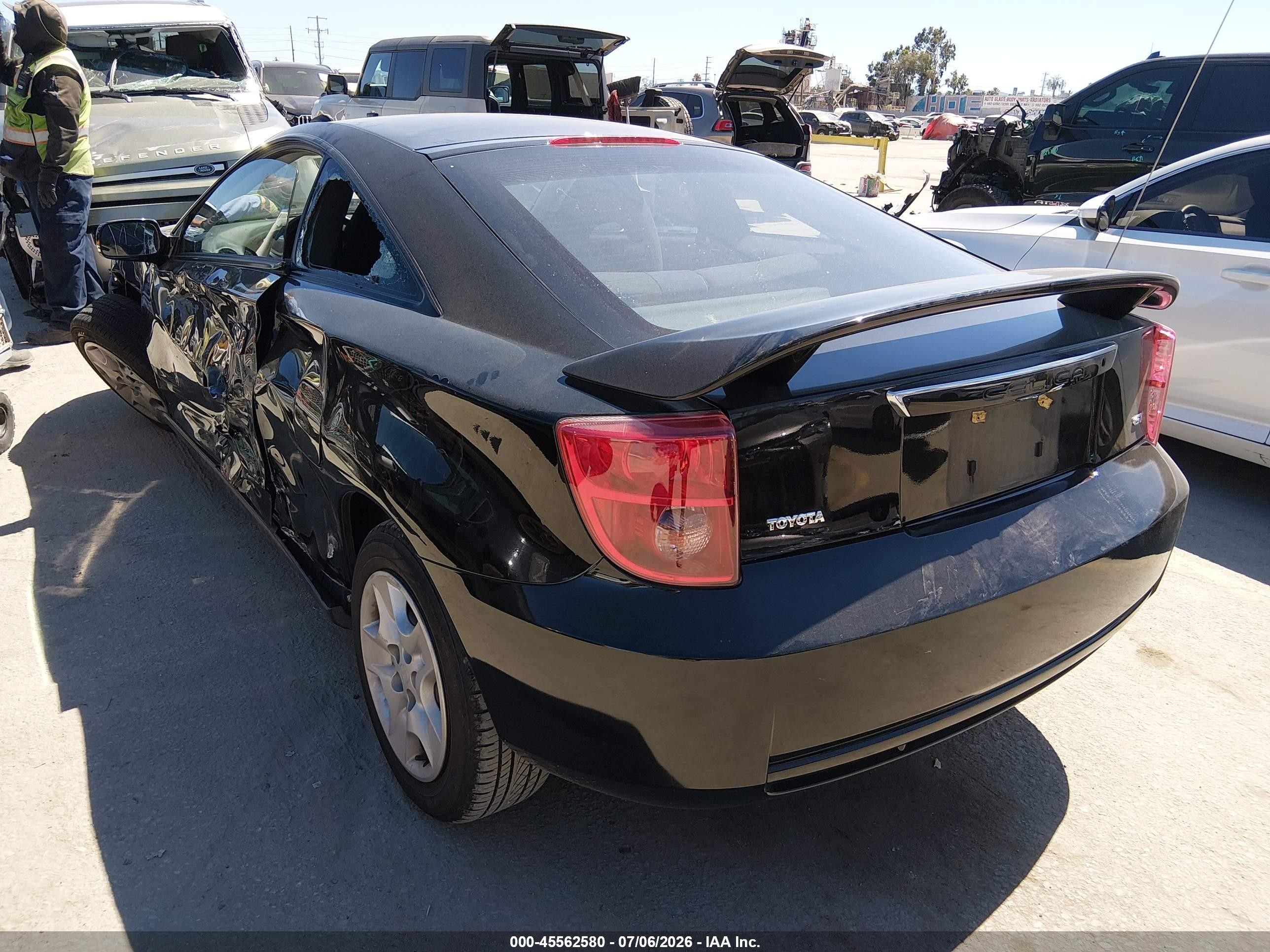 2004 Toyota Celica Gt Black vin: JTDDR32T040171790