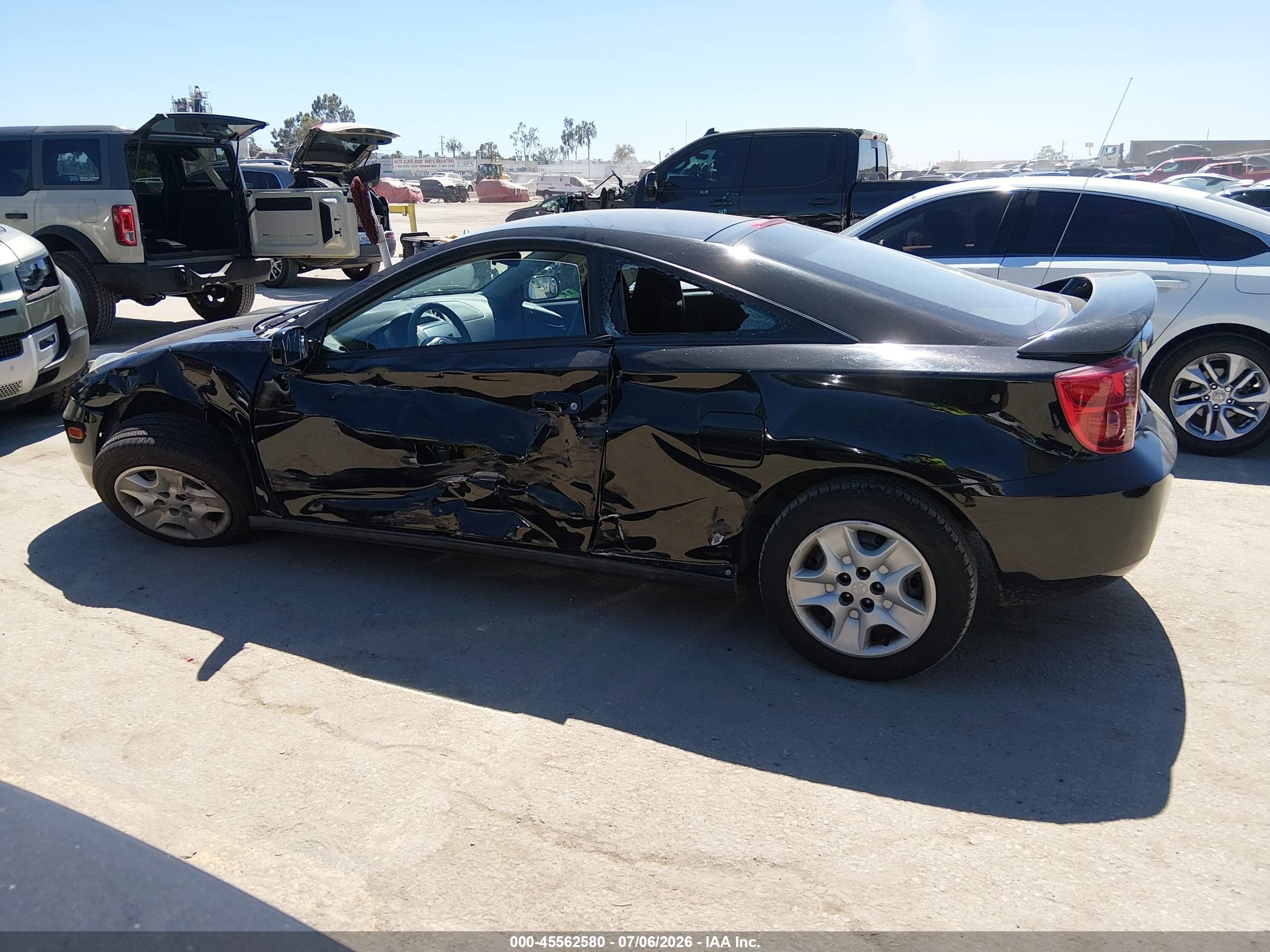 2004 Toyota Celica Gt Black vin: JTDDR32T040171790