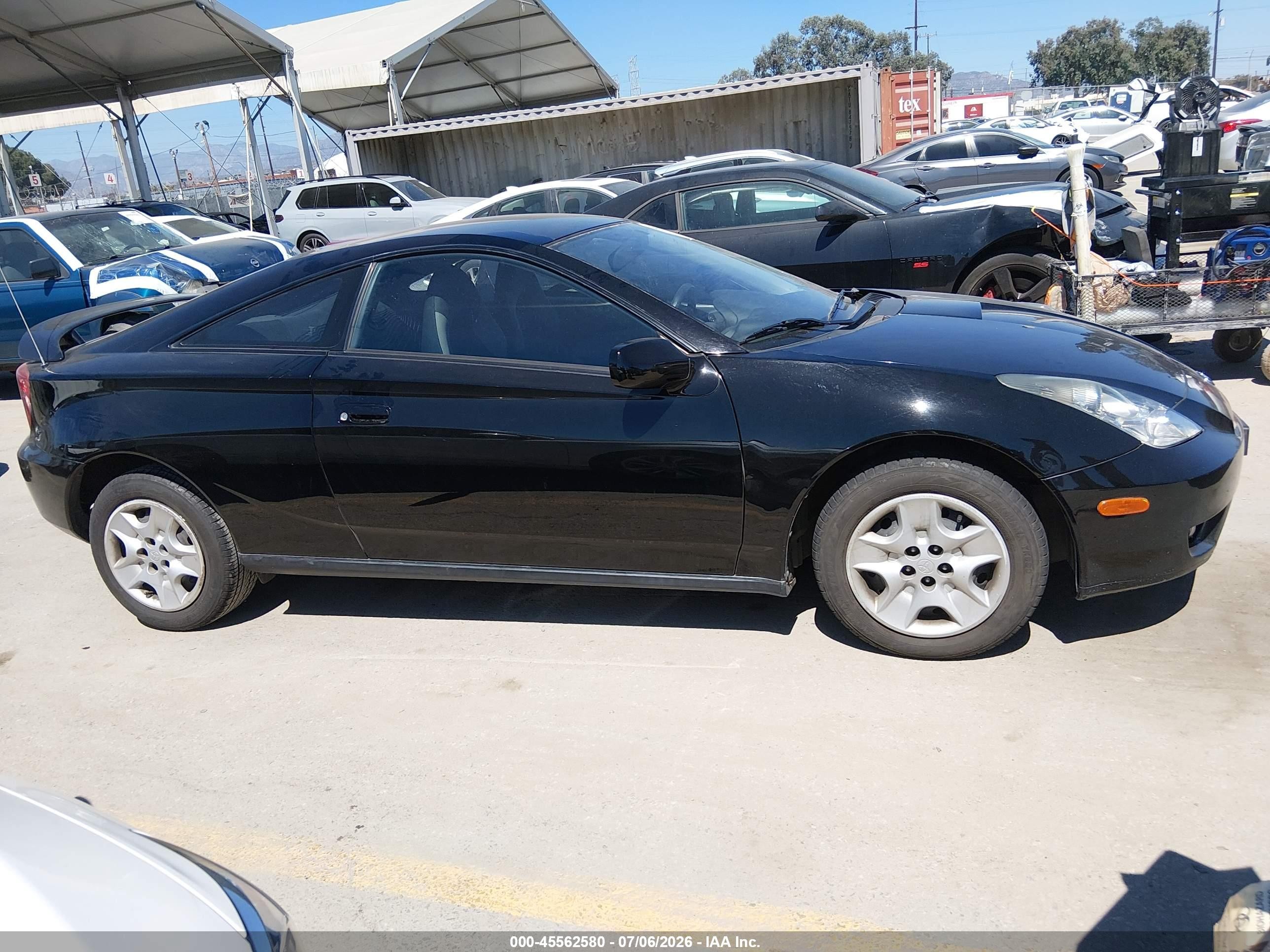 2004 Toyota Celica Gt Black vin: JTDDR32T040171790