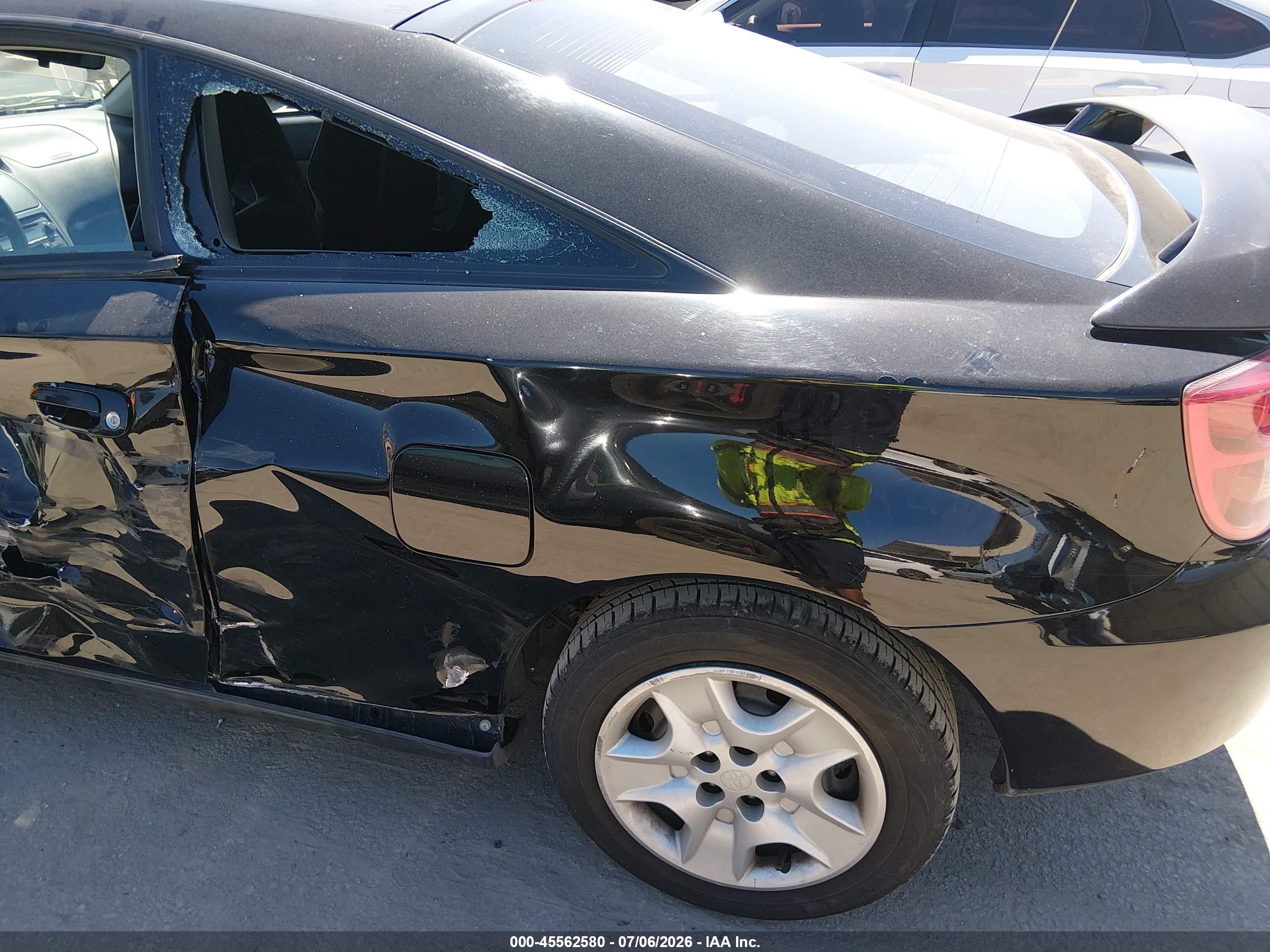 2004 Toyota Celica Gt Black vin: JTDDR32T040171790
