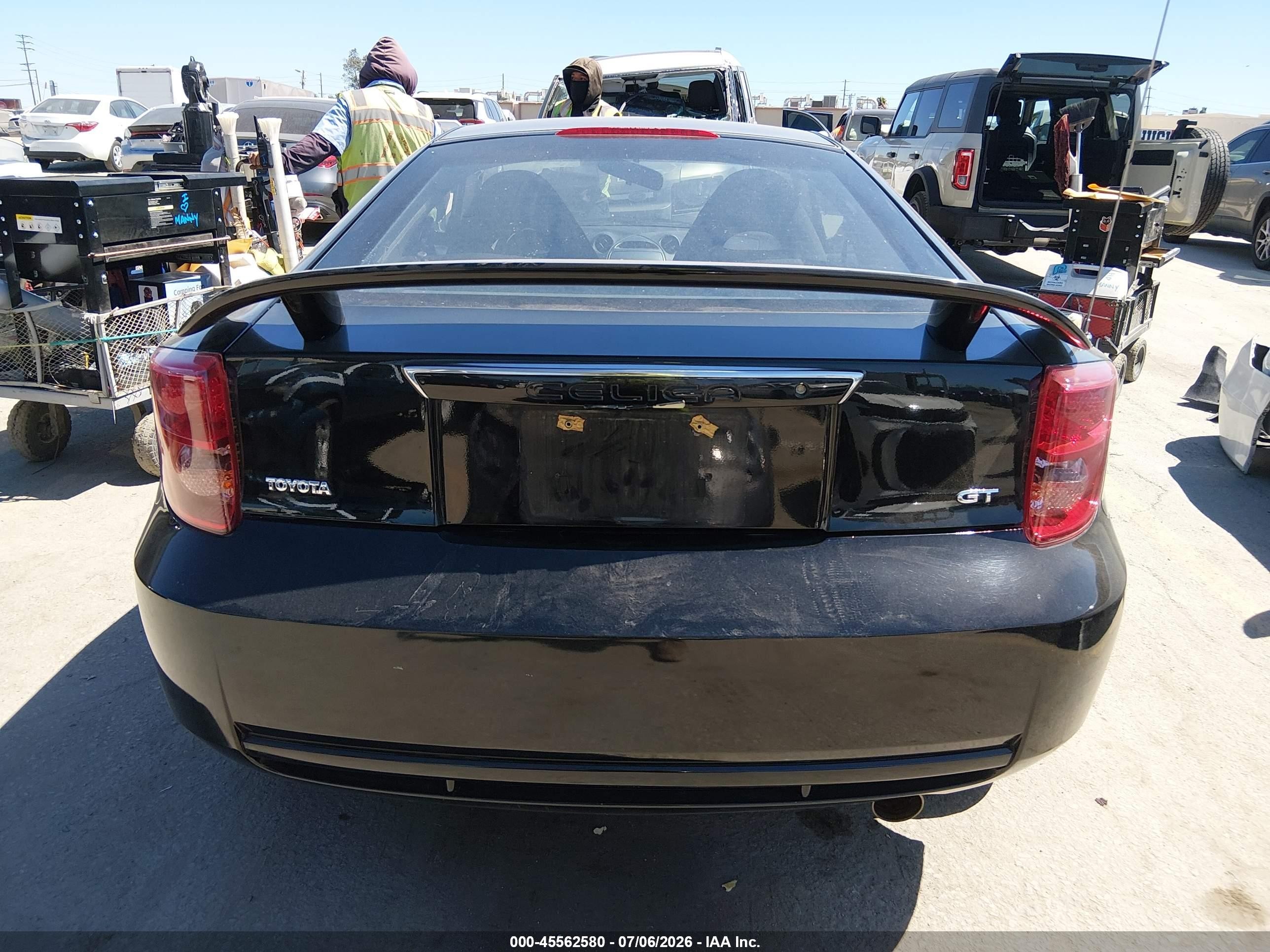 2004 Toyota Celica Gt Black vin: JTDDR32T040171790