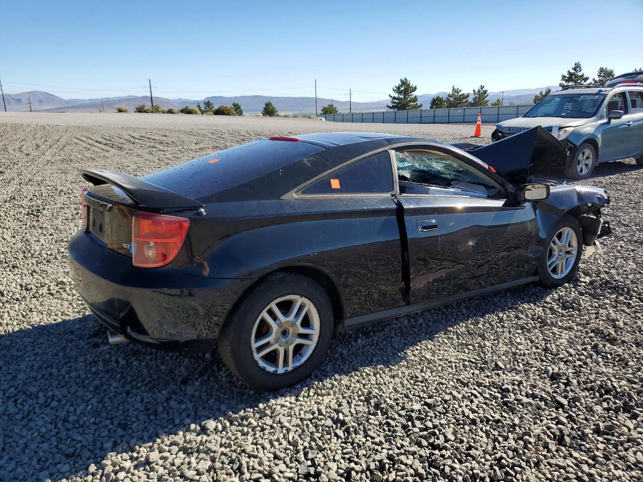 2004 Toyota Celica Gt Black vin: JTDDR32T040175578