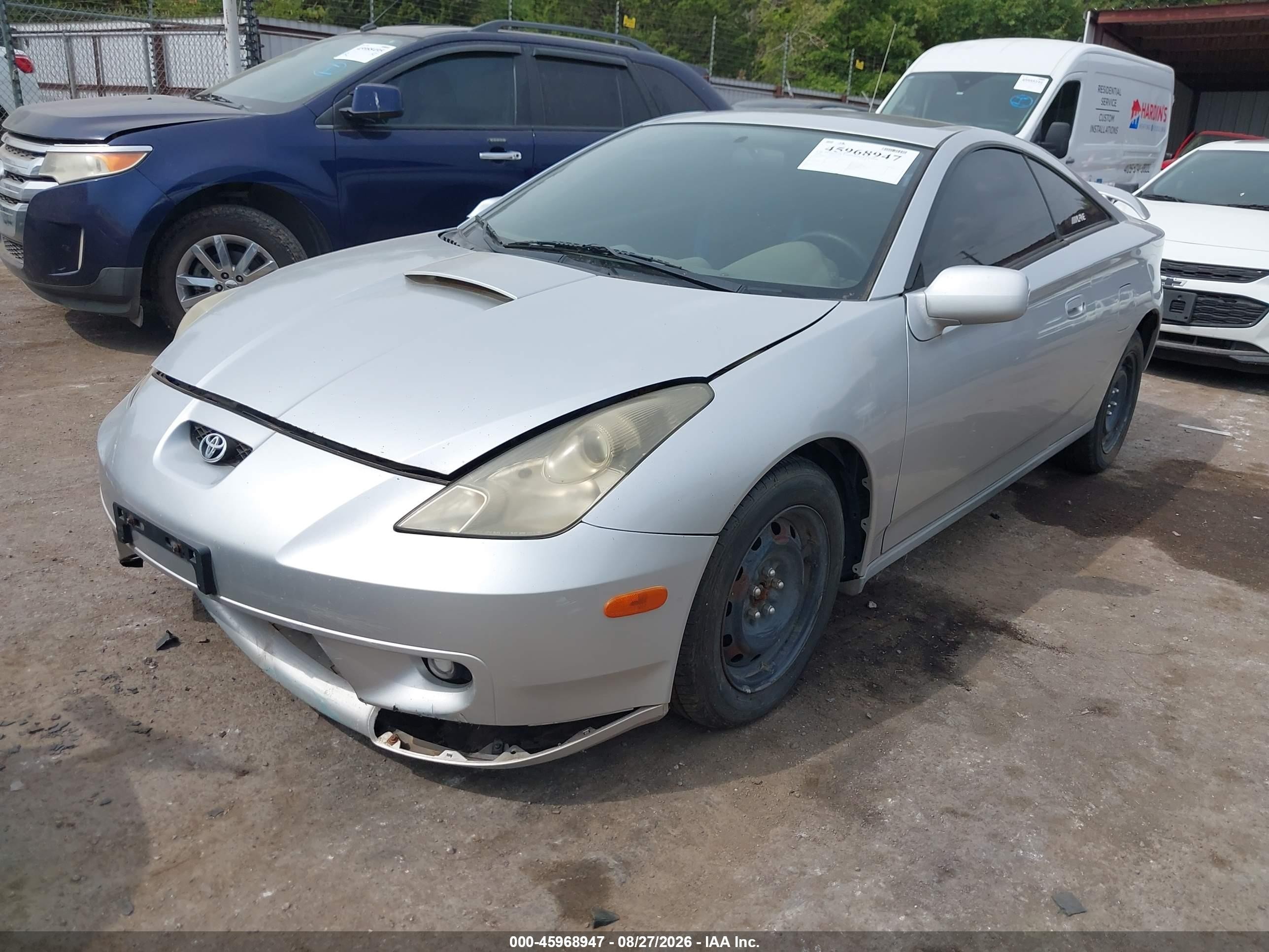 2000 Toyota Celica Gt Silver vin: JTDDR32T0Y0057651