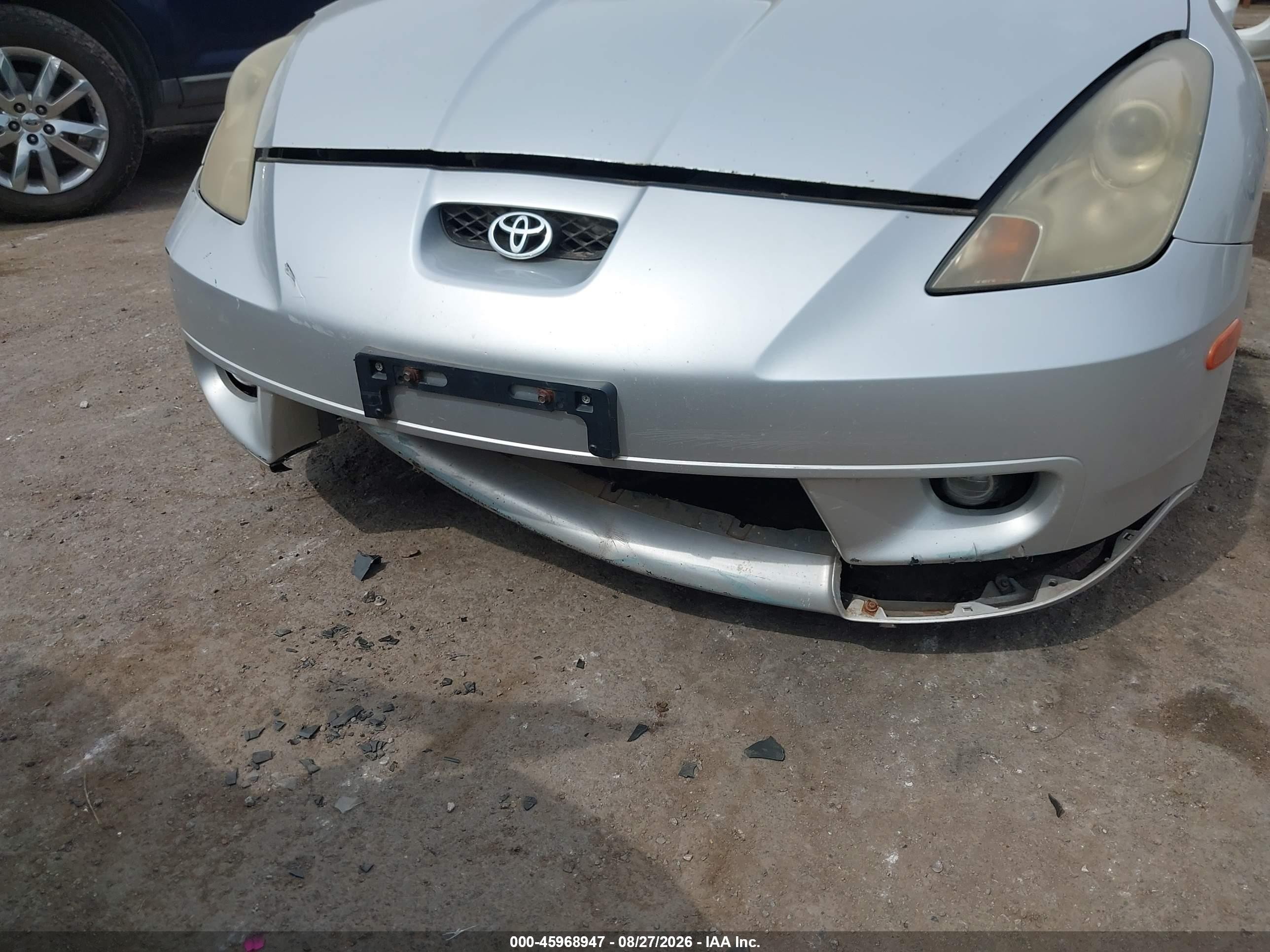 2000 Toyota Celica Gt Silver vin: JTDDR32T0Y0057651