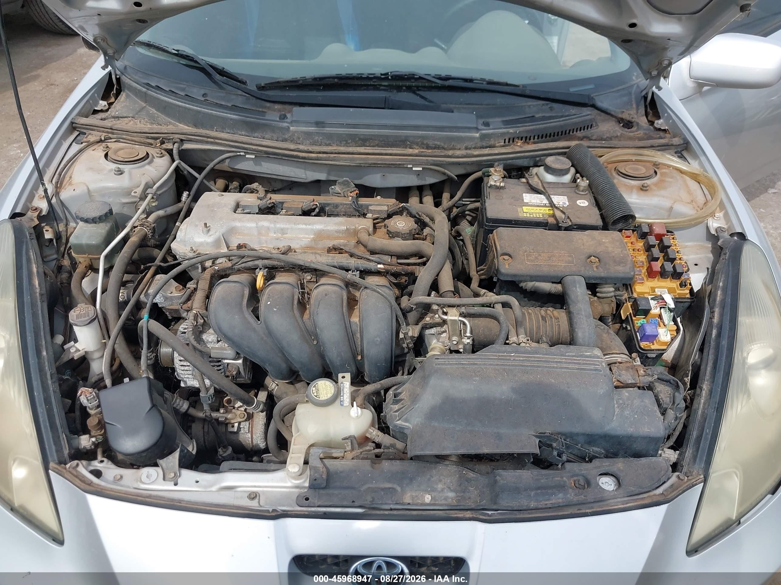 2000 Toyota Celica Gt Silver vin: JTDDR32T0Y0057651