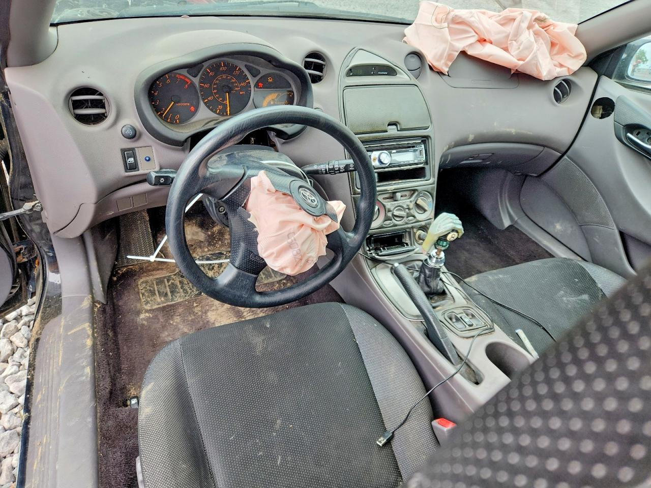 2001 Toyota Celica Gt Black vin: JTDDR32T110104224