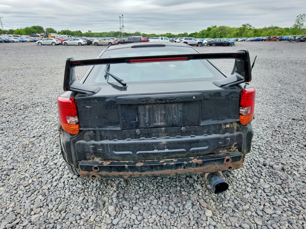 2001 Toyota Celica Gt Black vin: JTDDR32T110104224