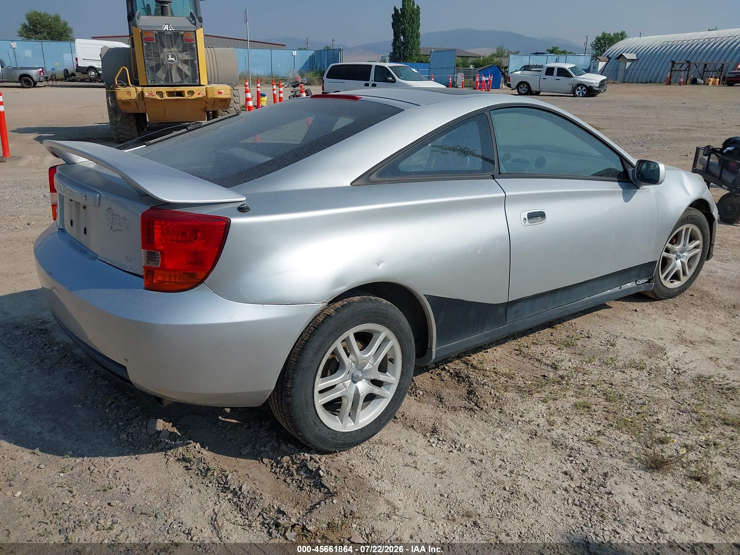2002 Toyota Celica Gt Silver vin: JTDDR32T120117900