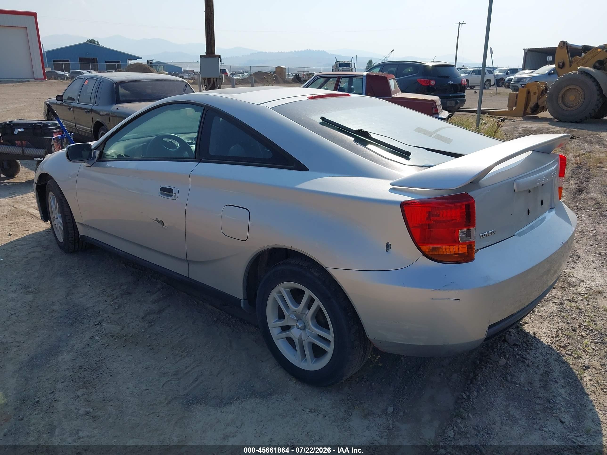 2002 Toyota Celica Gt Silver vin: JTDDR32T120117900