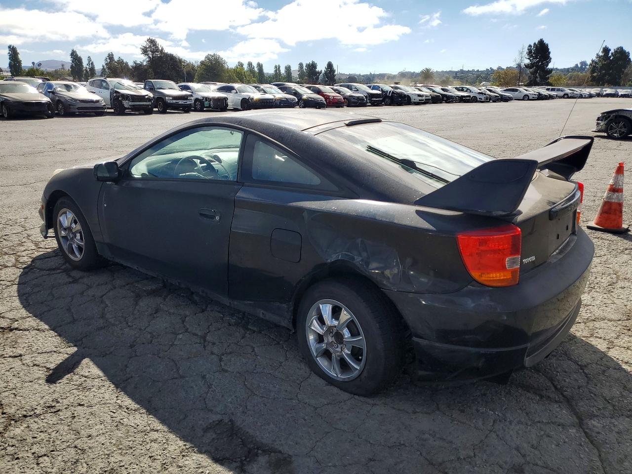 2002 Toyota Celica Gt Black vin: JTDDR32T220130767