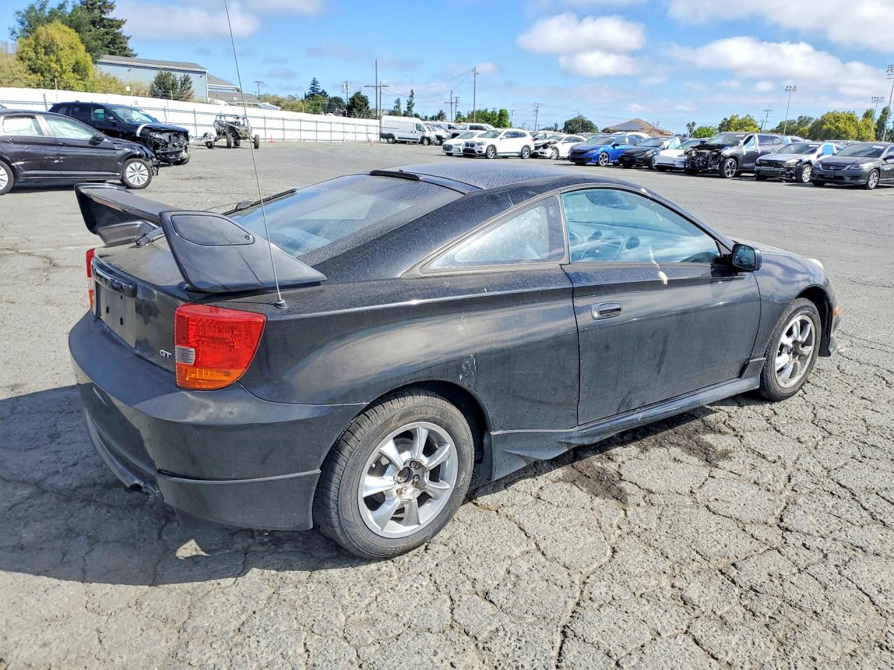 2002 Toyota Celica Gt Black vin: JTDDR32T220130767