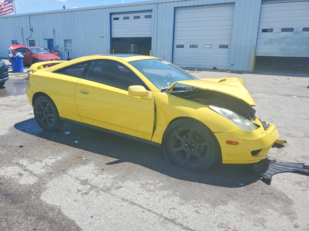 2003 Toyota Celica Gt Желтый vin: JTDDR32T230156190