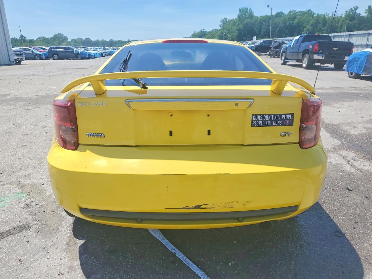 2003 Toyota Celica Gt Желтый vin: JTDDR32T230156190