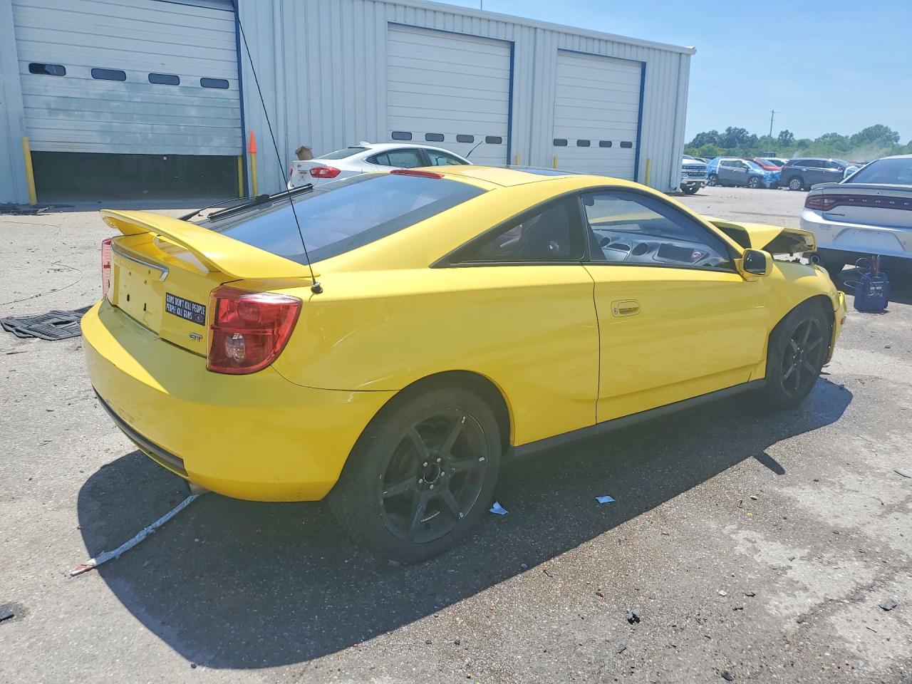 2003 Toyota Celica Gt Желтый vin: JTDDR32T230156190
