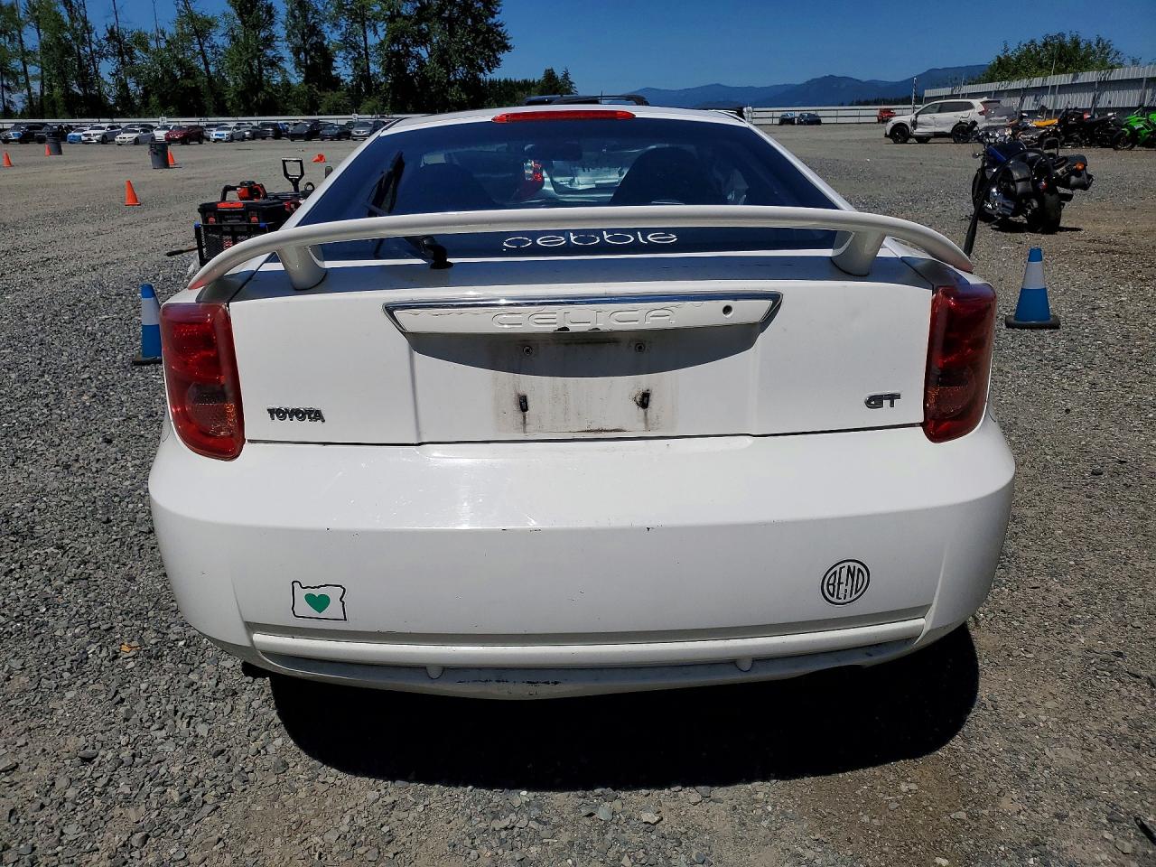 2005 Toyota Celica Gt Белый vin: JTDDR32T250184946