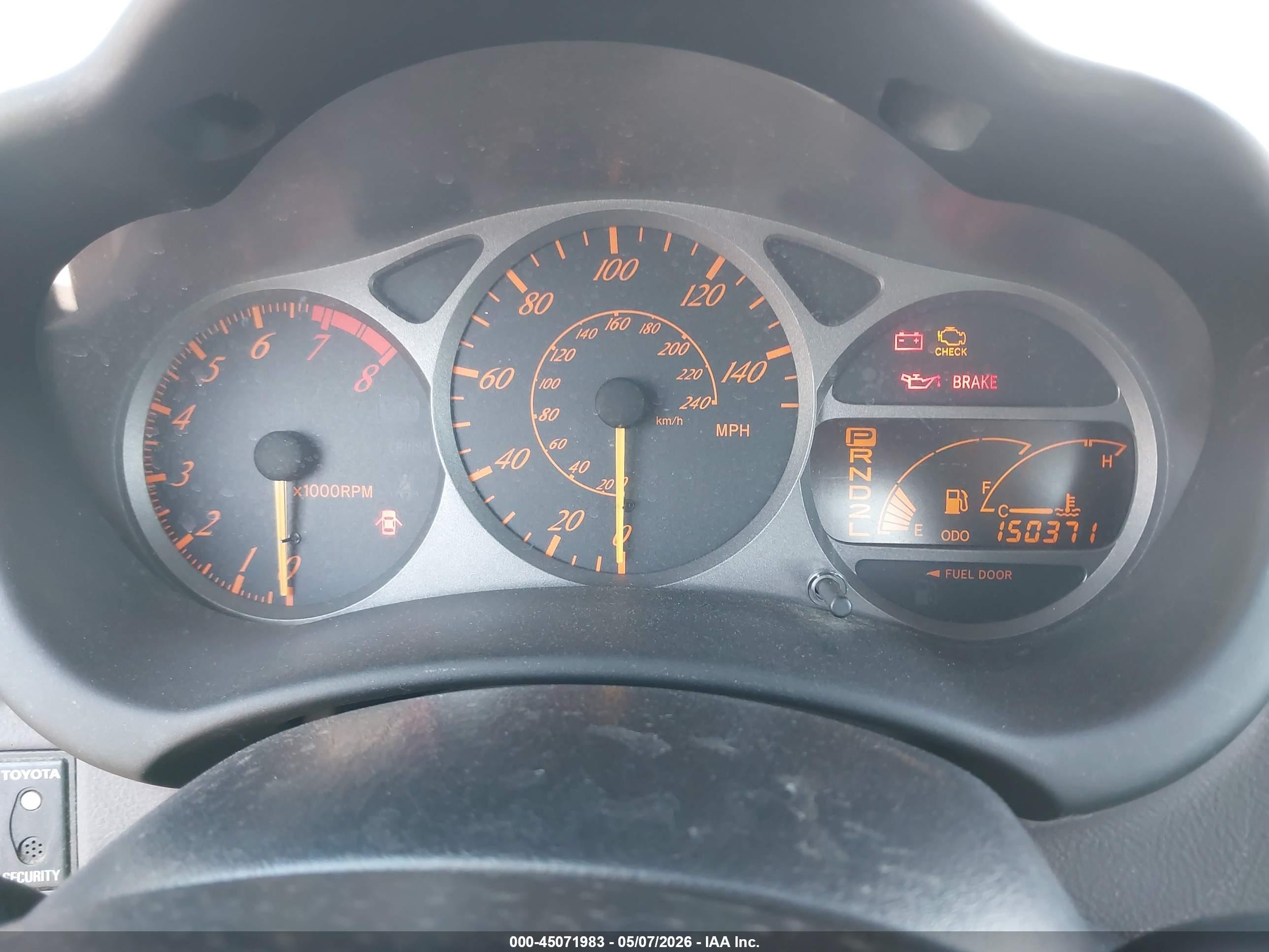 2000 Toyota Celica Gt Silver vin: JTDDR32T2Y0068988