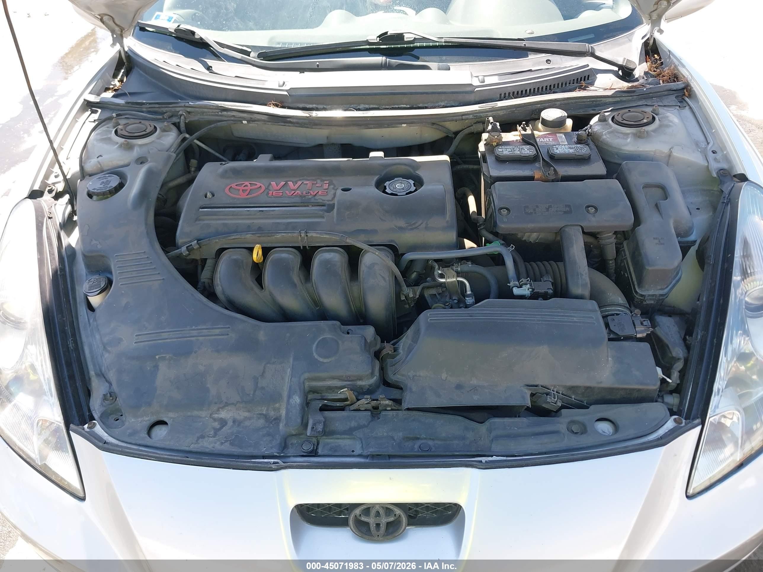 2000 Toyota Celica Gt Silver vin: JTDDR32T2Y0068988