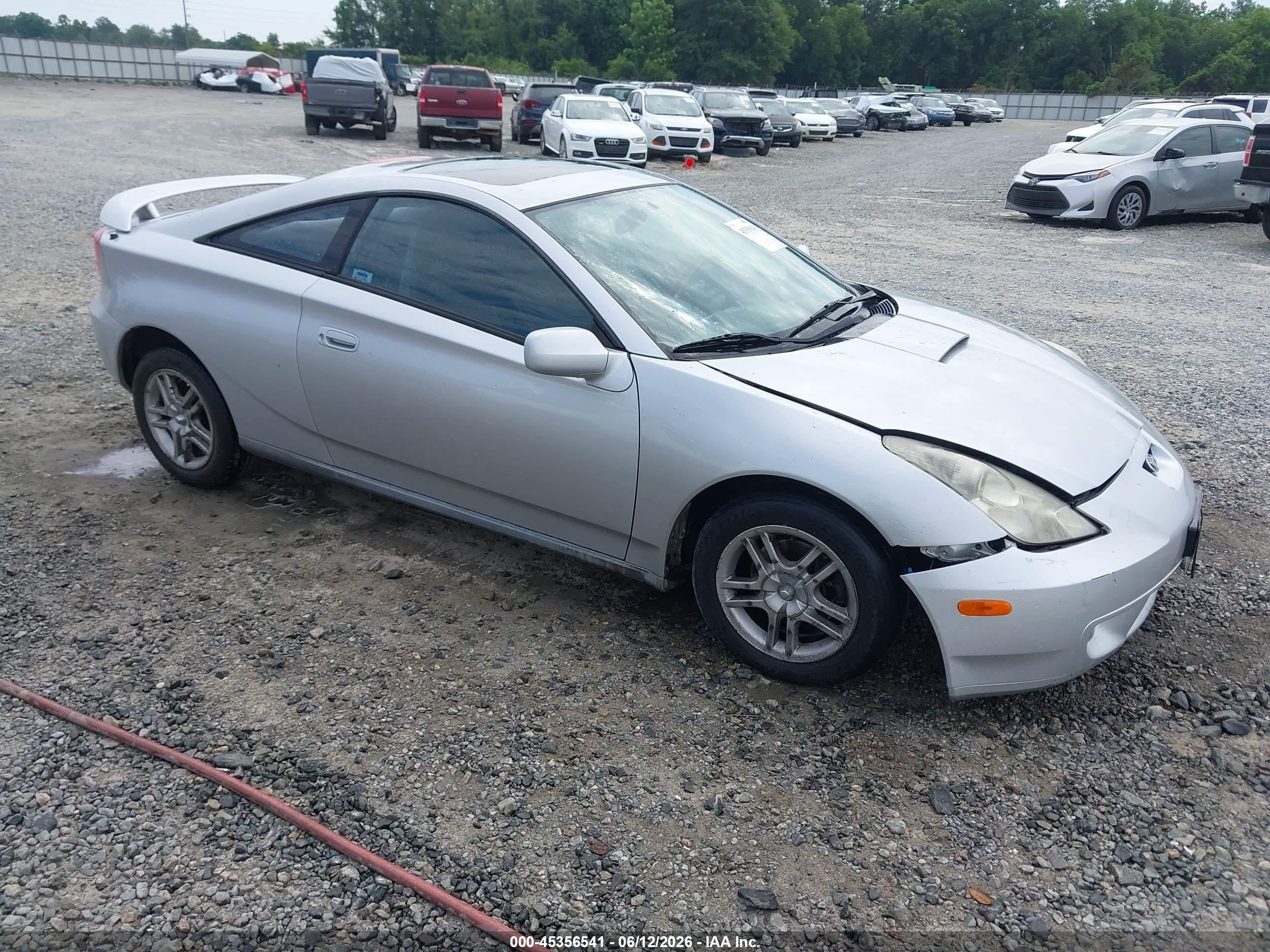 2002 Toyota Celica Gt Серебряный vin: JTDDR32T320127585