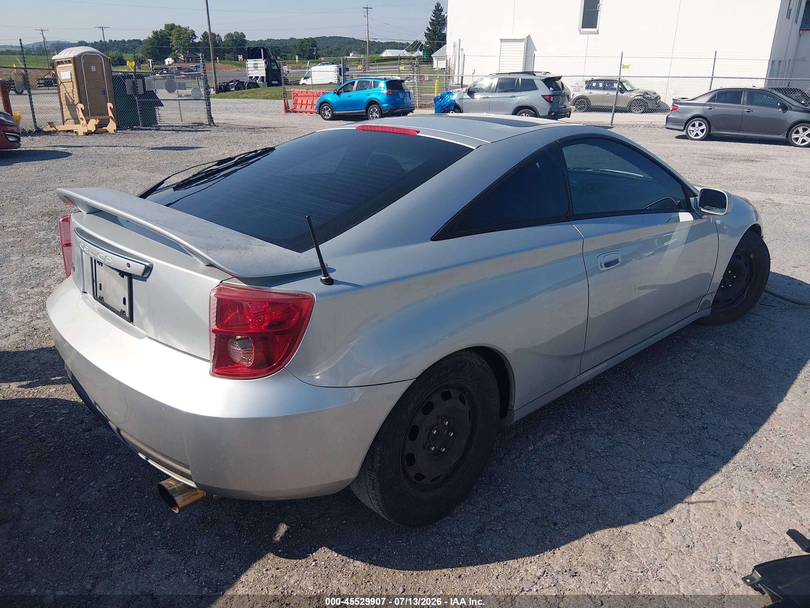2003 Toyota Celica Gt Silver vin: JTDDR32T330143139