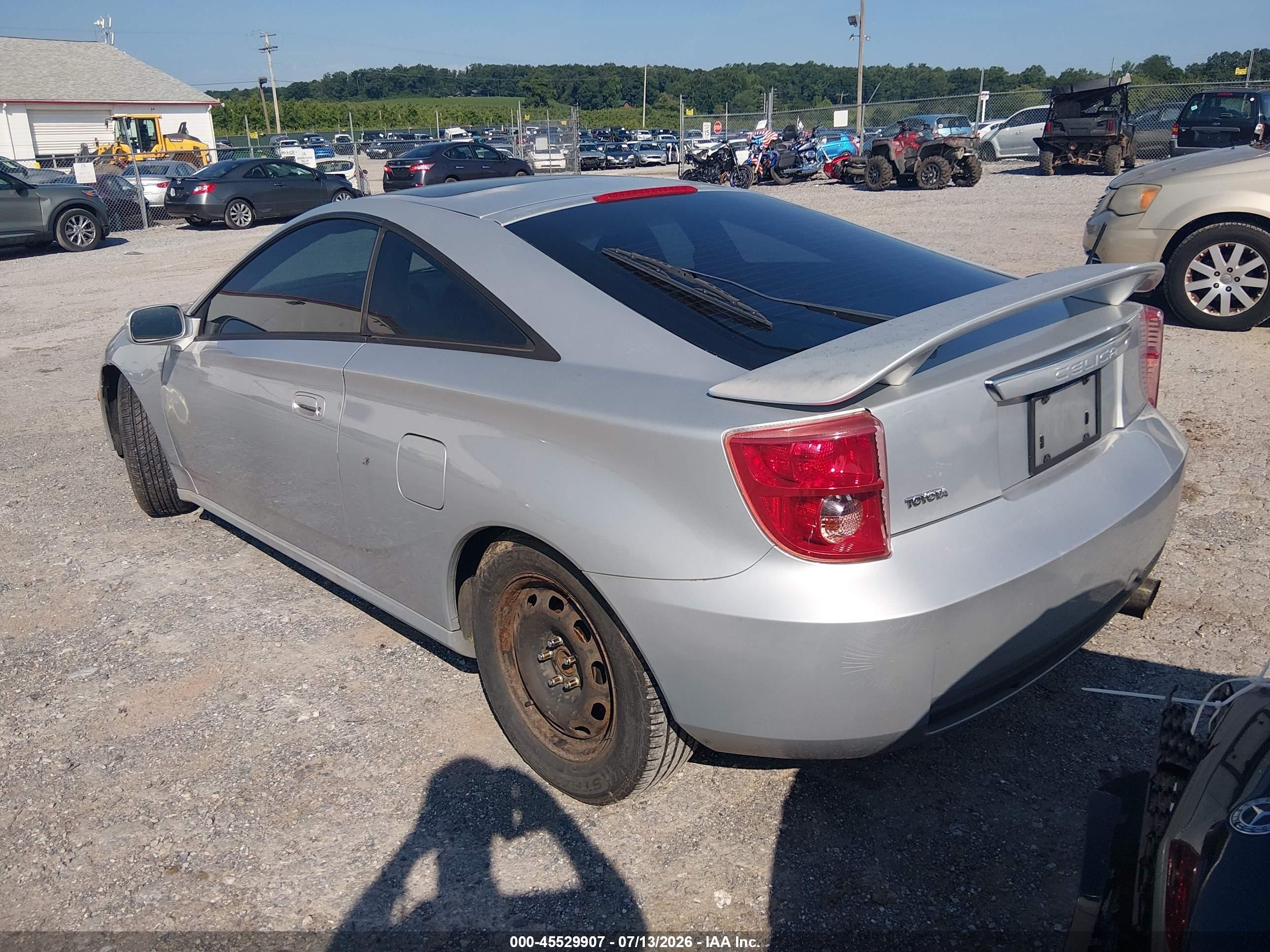 2003 Toyota Celica Gt Silver vin: JTDDR32T330143139